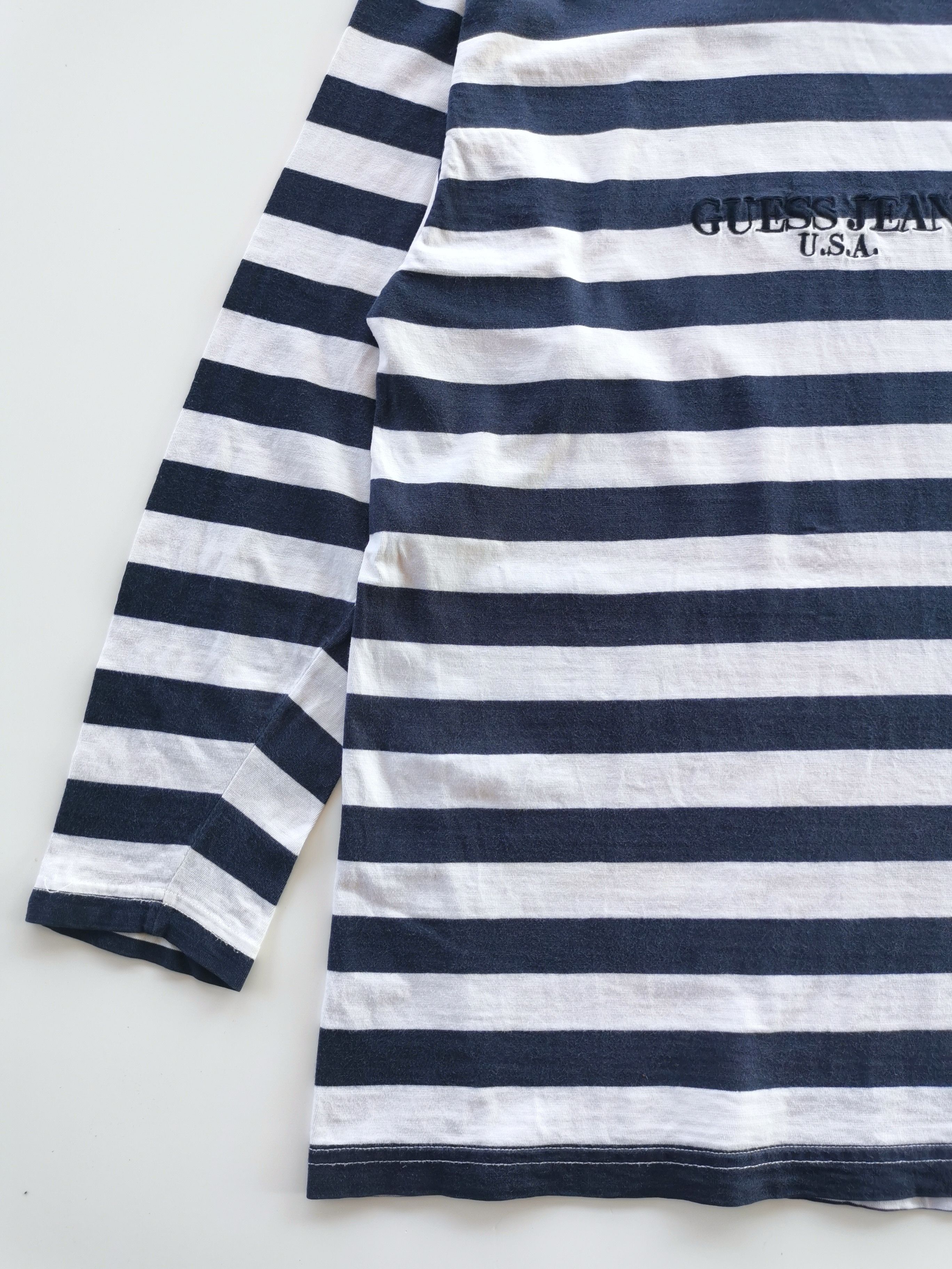 Guess Vintage Guess Stripe Long Sleeve Shirt Size US M / EU 48-50 / 2 - 4 Thumbnail