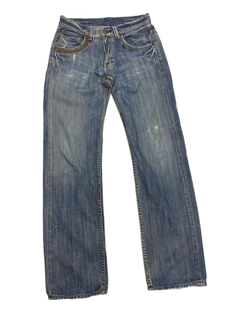 Hysteric Glamour 🔥VINTAGE TAKEO KIKUCHI DISTRESSED RIPPED DENIM PANTS Size US 30 / EU 46 - 5 Thumbnail
