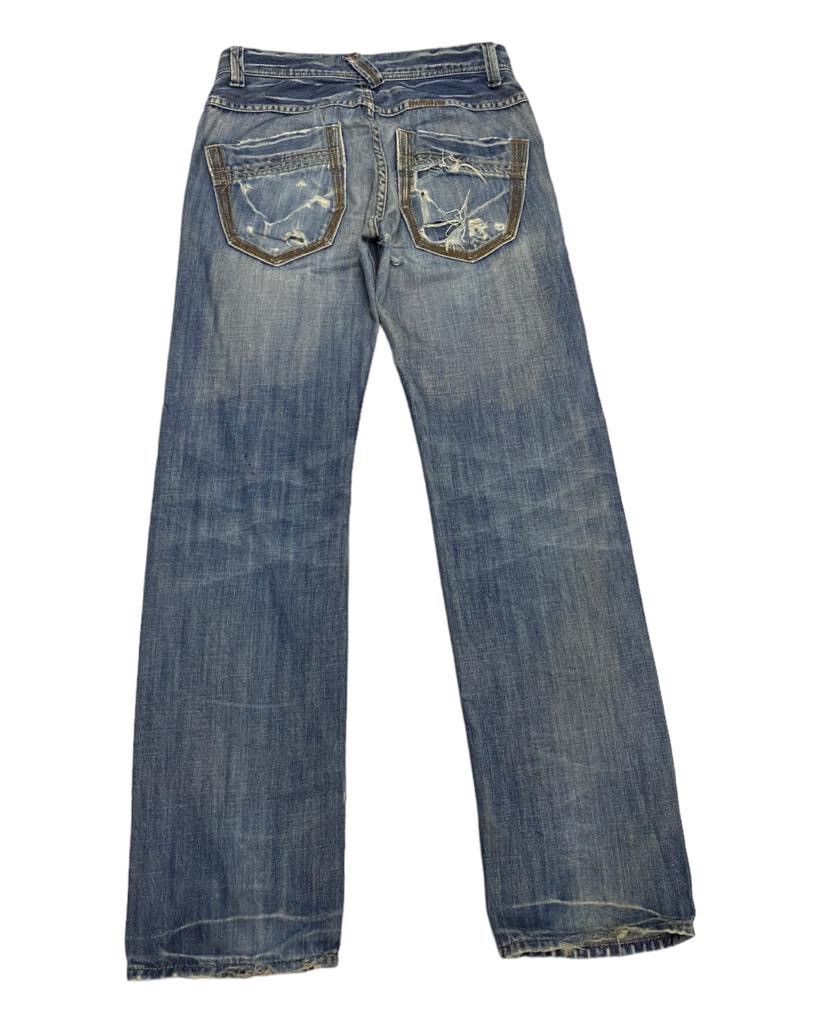 Hysteric Glamour 🔥VINTAGE TAKEO KIKUCHI DISTRESSED RIPPED DENIM PANTS Size US 30 / EU 46 - 3 Thumbnail