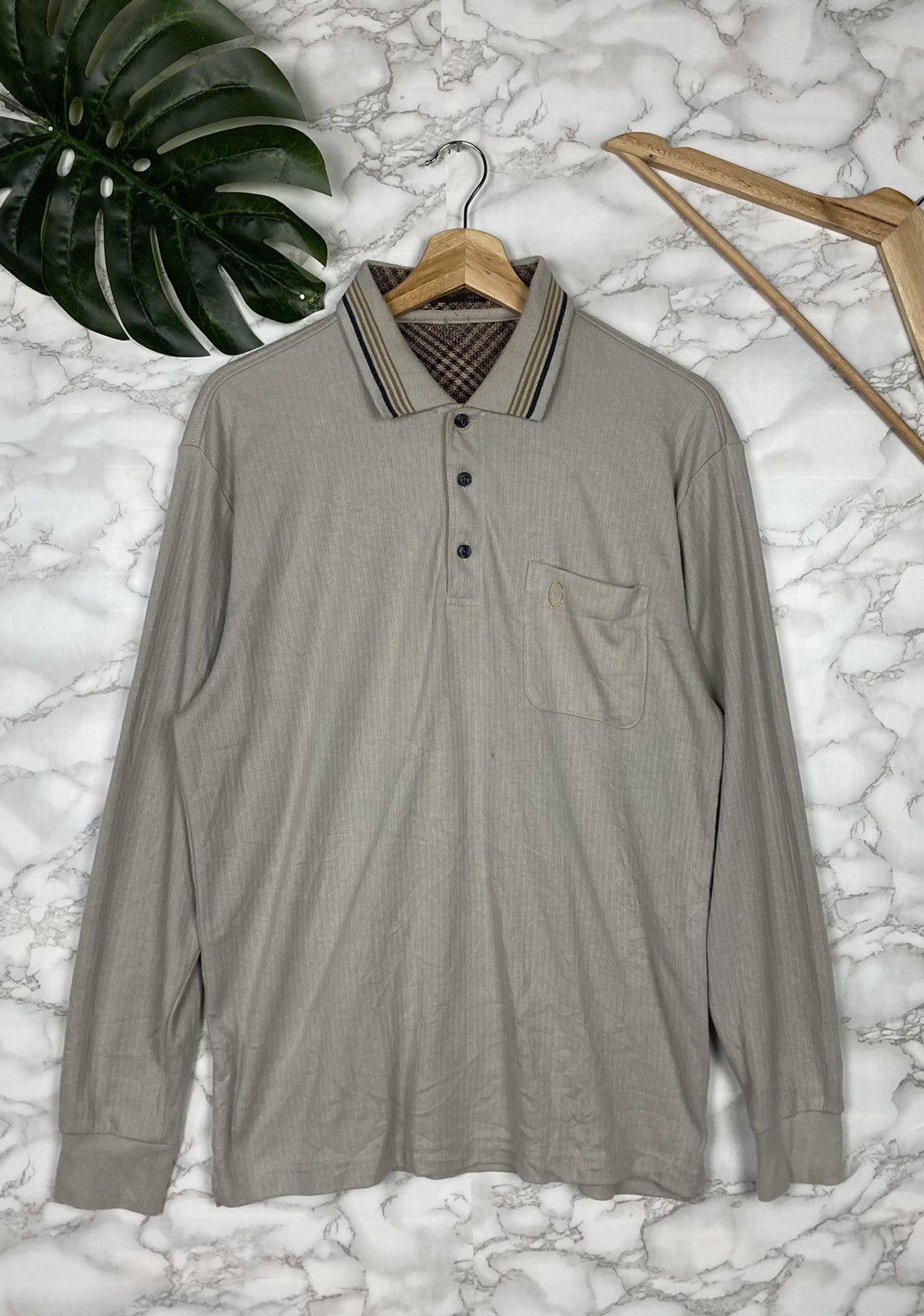 Gianni Valentino Gianni Valentino Long Sleeve Tee #26-9 Size US L / EU 52-54 / 3 - 1 Thumbnail