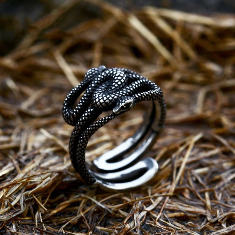 Jewelry Ouroboros Snake Ring Size ONE SIZE - 1 Thumbnail