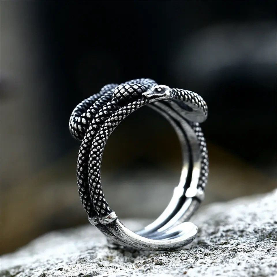 Jewelry Ouroboros Snake Ring Size ONE SIZE - 3 Thumbnail