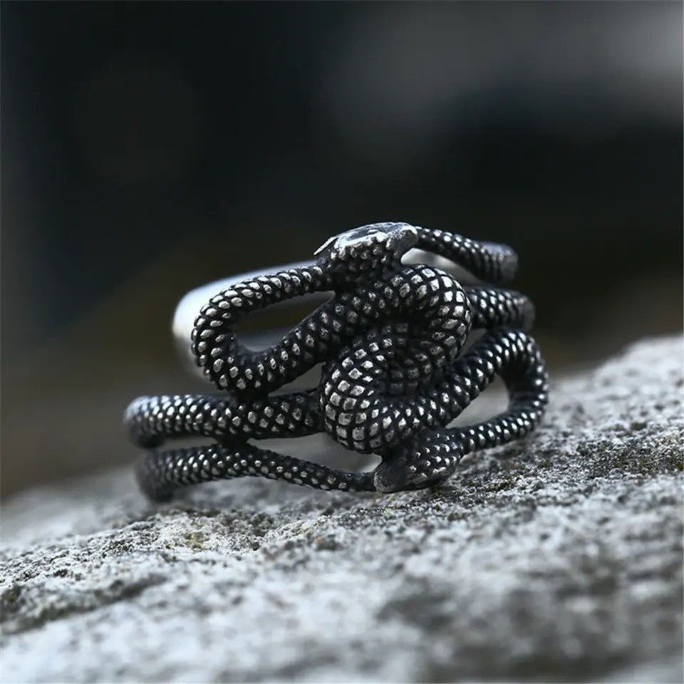 Jewelry Ouroboros Snake Ring Size ONE SIZE - 2 Thumbnail