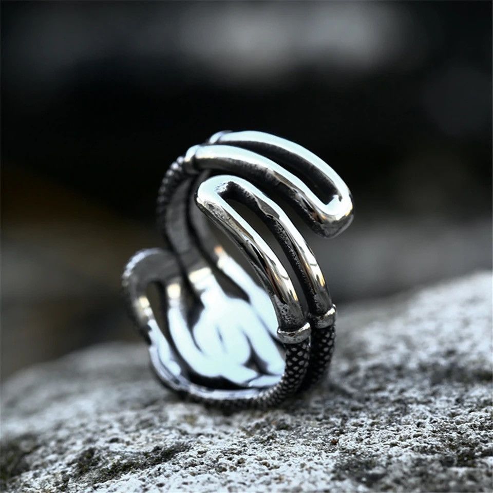 Jewelry Ouroboros Snake Ring Size ONE SIZE - 5 Thumbnail