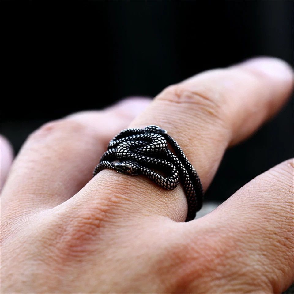 Jewelry Ouroboros Snake Ring Size ONE SIZE - 4 Thumbnail