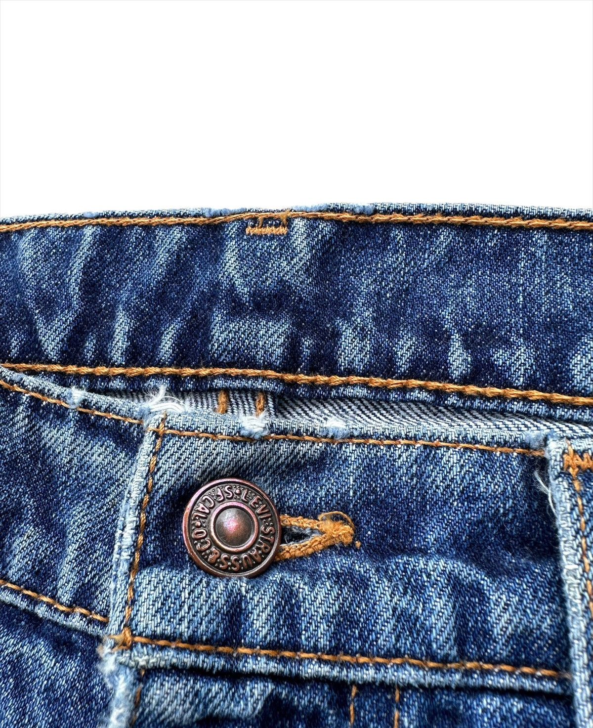 Levi's 31x27 Vintage Levi’s 501 dark blue denim jeans Size US 31 - 3 Thumbnail