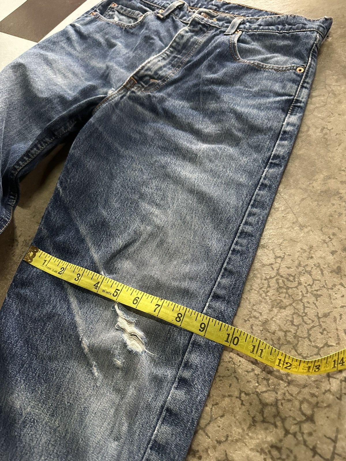 Levi's 31x27 Vintage Levi’s 501 dark blue denim jeans Size US 31 - 10 Thumbnail