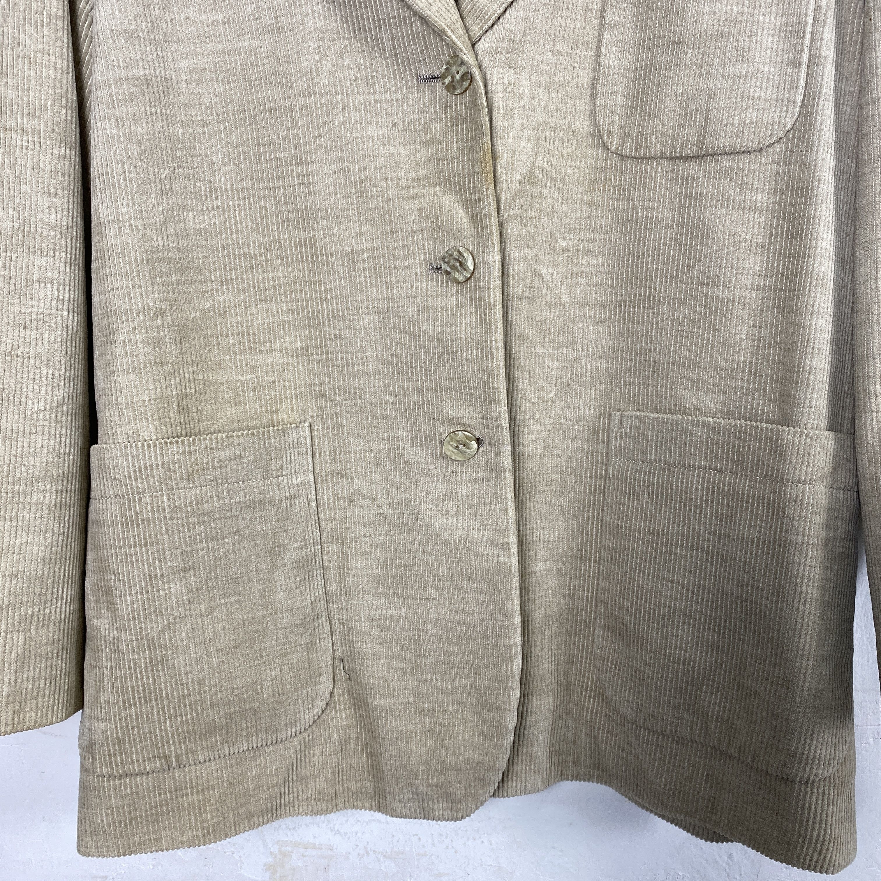 Oxxford Clothes Vintage Oxford Traditional Khaki Blazer J0176 Size US S / EU 44-46 / 1 - 5 Thumbnail
