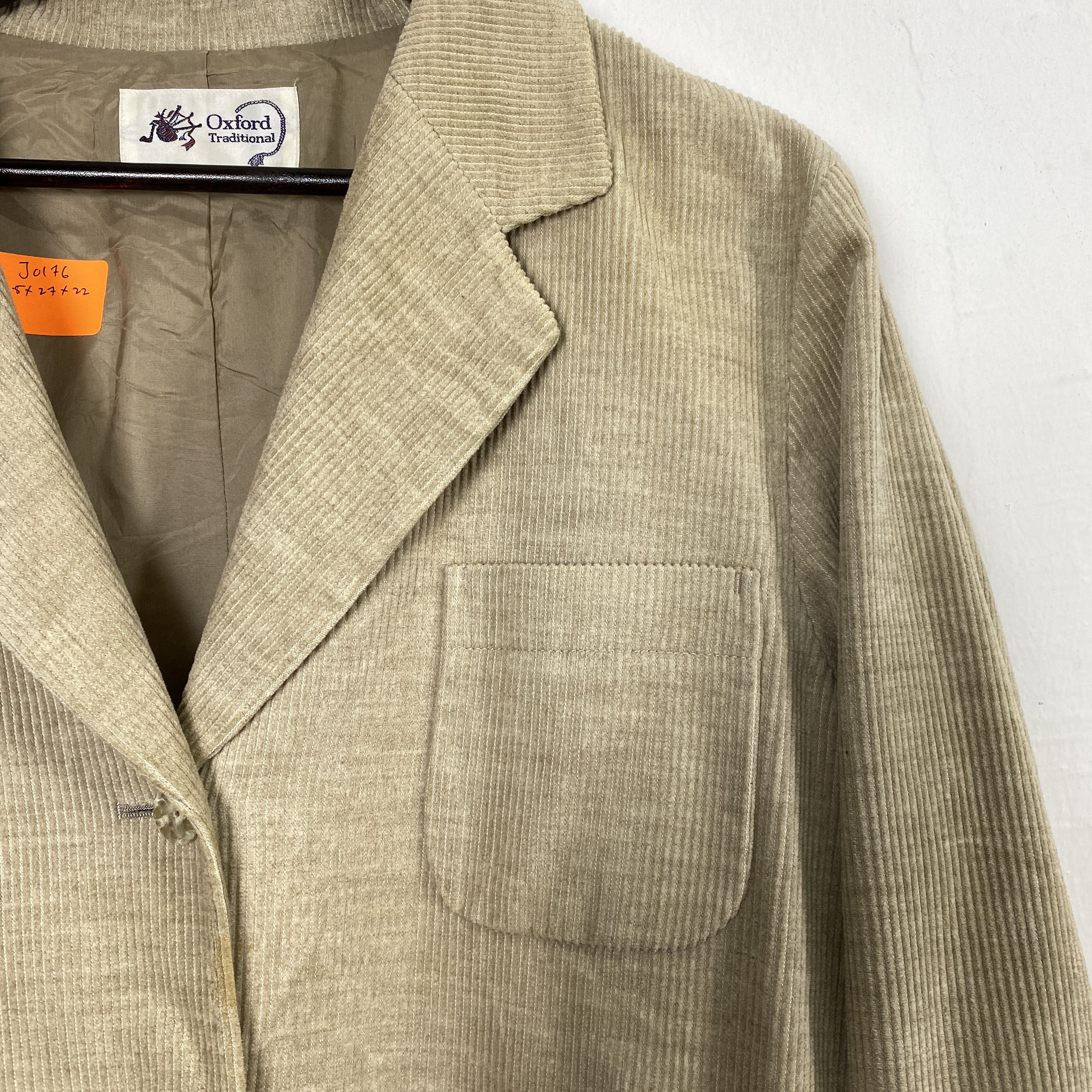 Oxxford Clothes Vintage Oxford Traditional Khaki Blazer J0176 Size US S / EU 44-46 / 1 - 3 Thumbnail