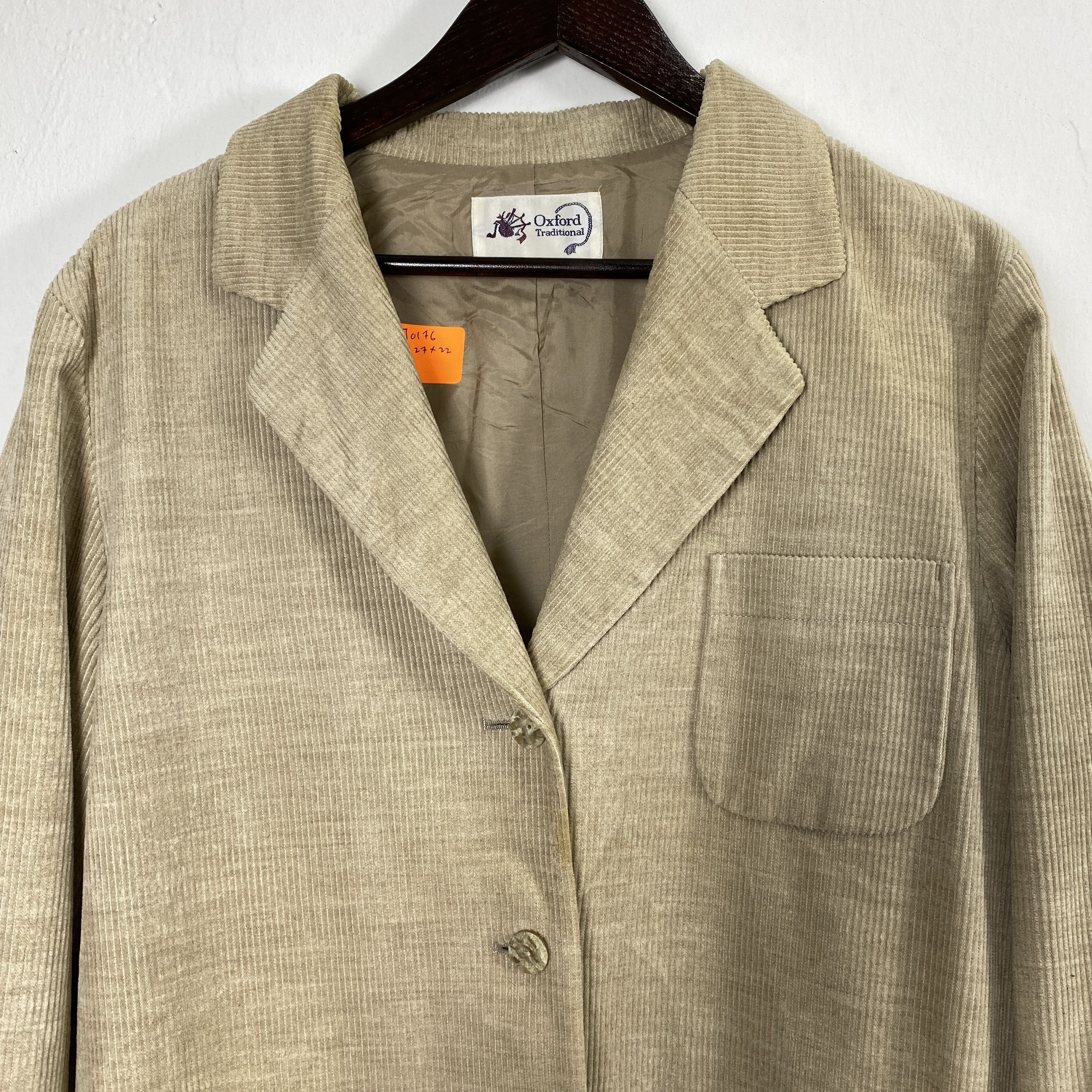 Oxxford Clothes Vintage Oxford Traditional Khaki Blazer J0176 Size US S / EU 44-46 / 1 - 2 Thumbnail