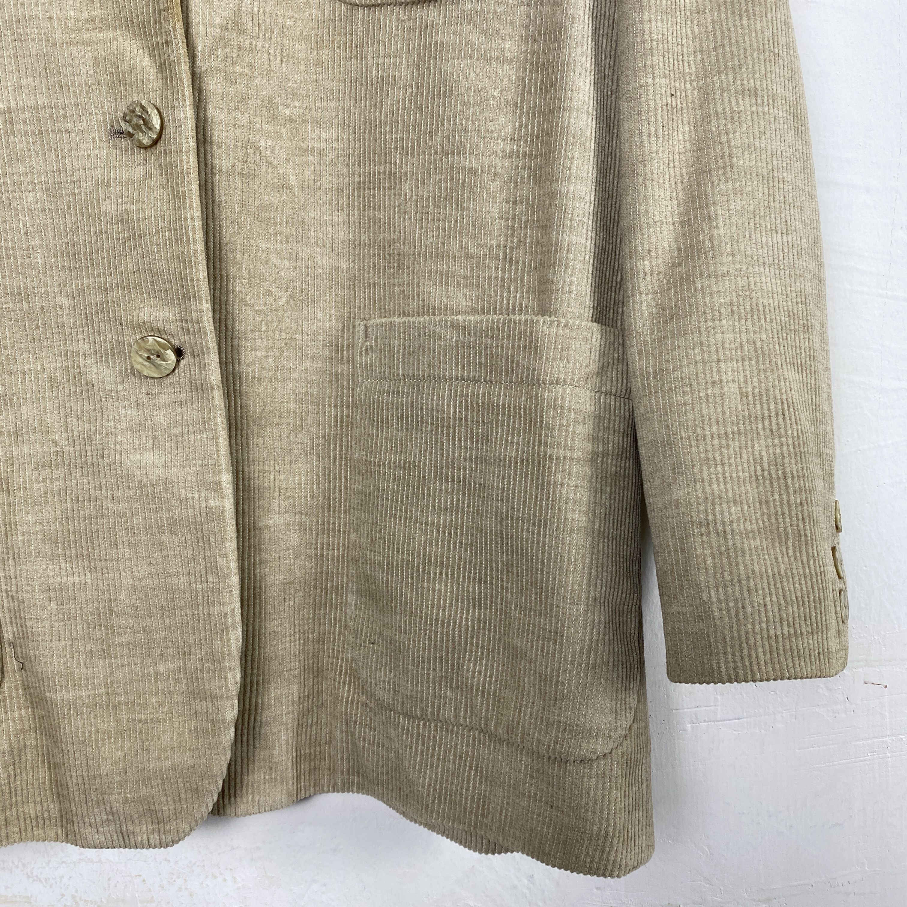 Oxxford Clothes Vintage Oxford Traditional Khaki Blazer J0176 Size US S / EU 44-46 / 1 - 4 Thumbnail