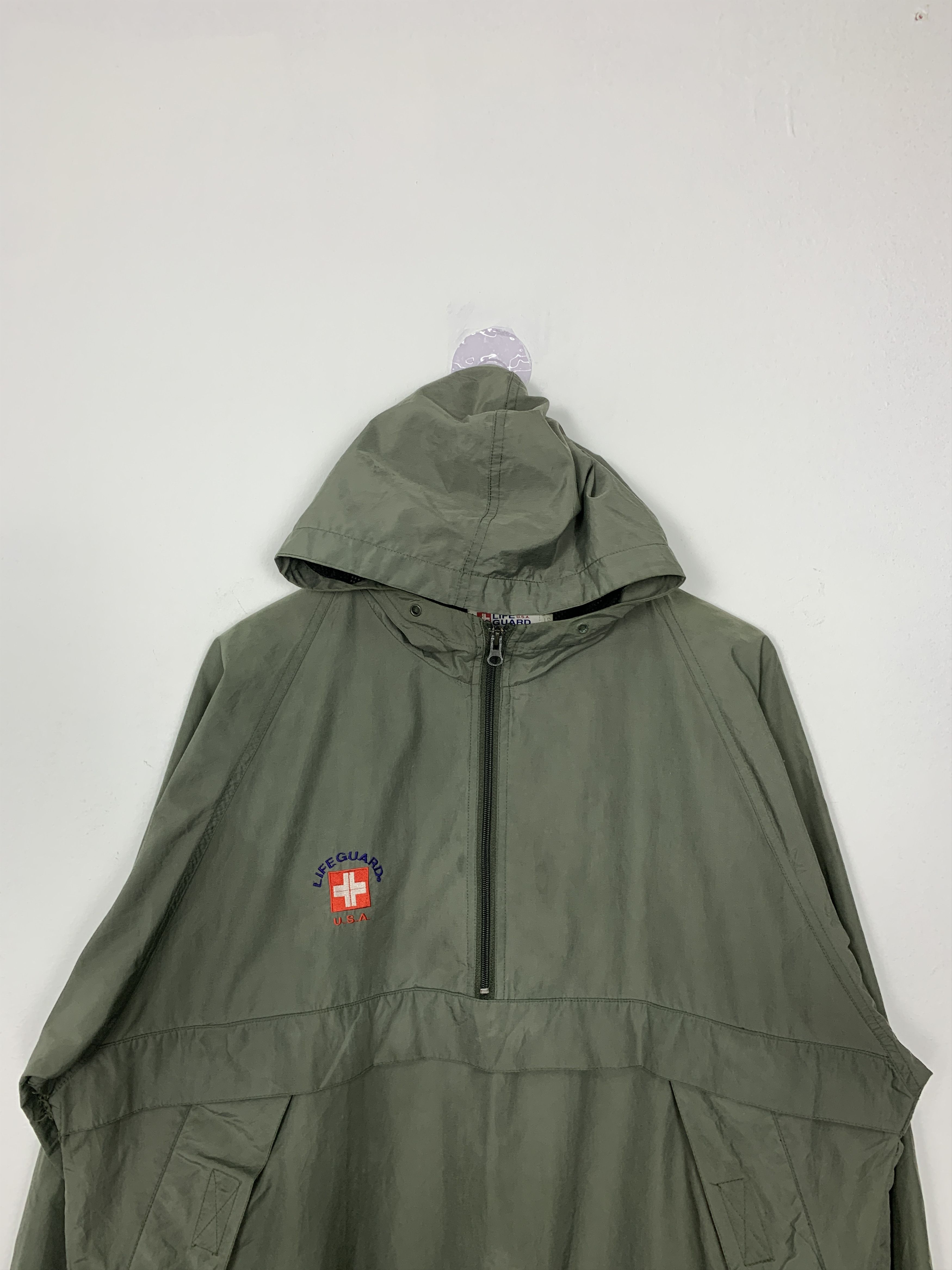 Vintage Vintage LIFE GUARD USA Anorak Half Zipper Jacket J1035 Size US L / EU 52-54 / 3 - 2 Thumbnail