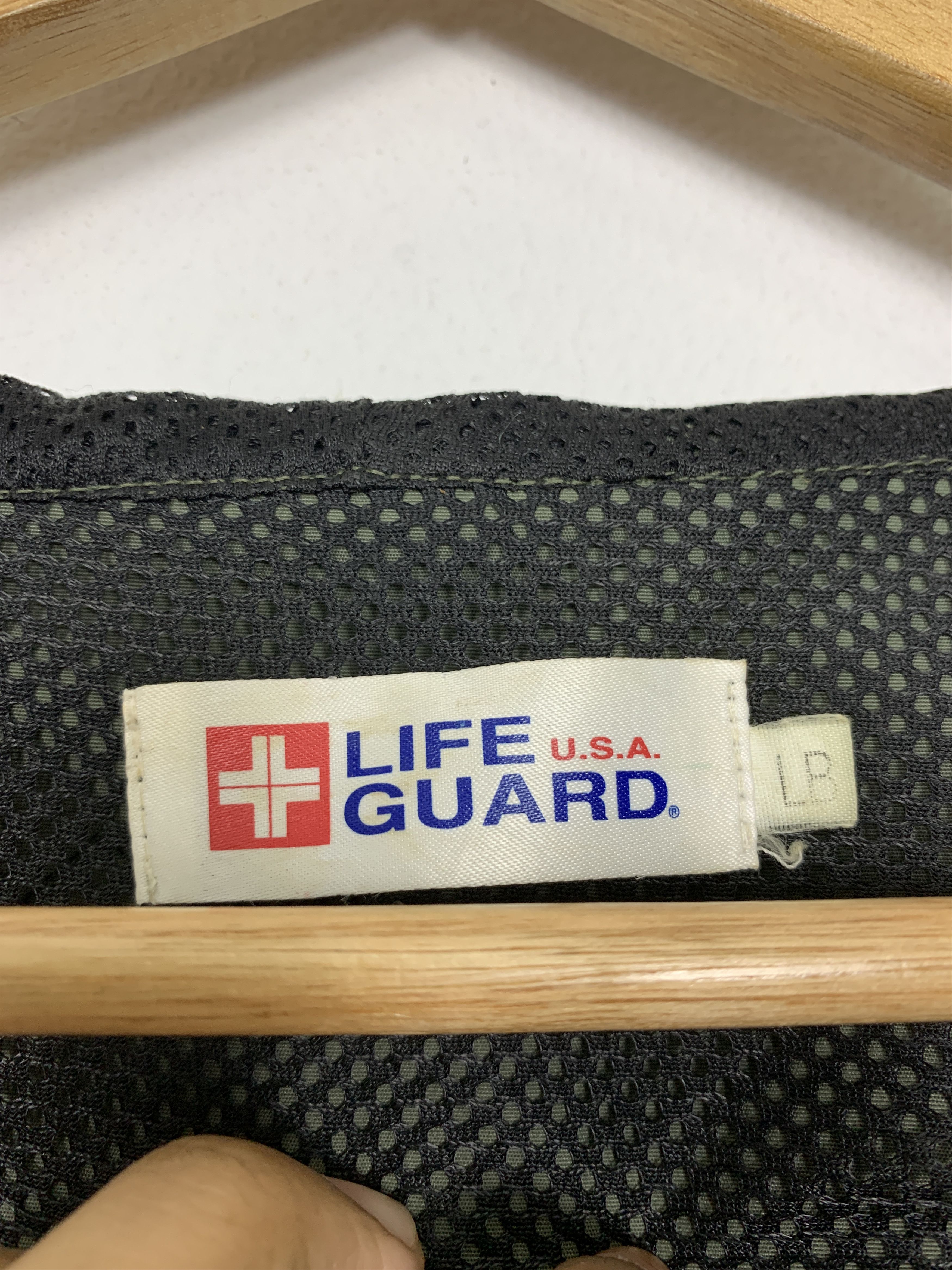 Vintage Vintage LIFE GUARD USA Anorak Half Zipper Jacket J1035 Size US L / EU 52-54 / 3 - 9 Thumbnail