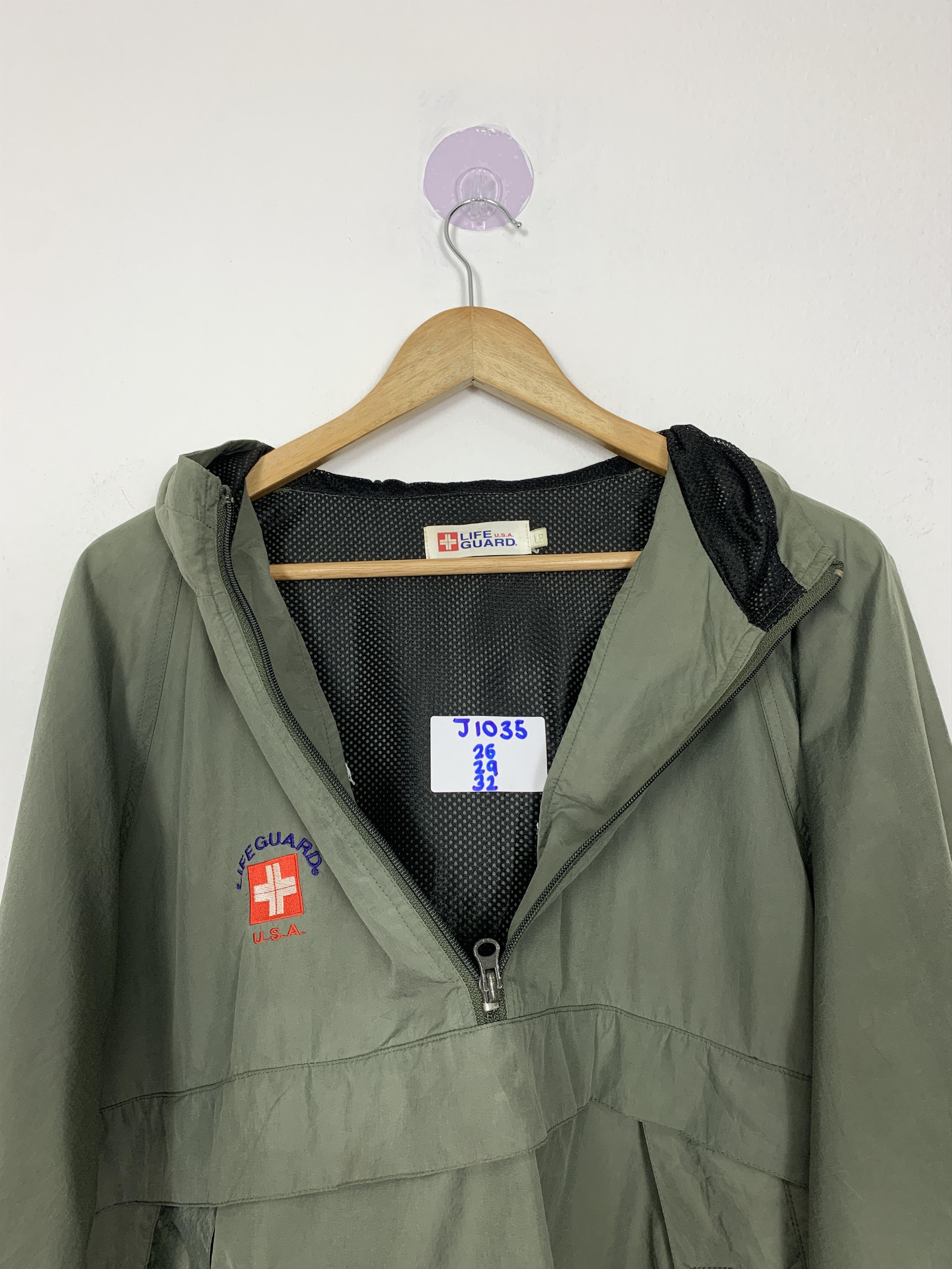 Vintage Vintage LIFE GUARD USA Anorak Half Zipper Jacket J1035 Size US L / EU 52-54 / 3 - 8 Thumbnail