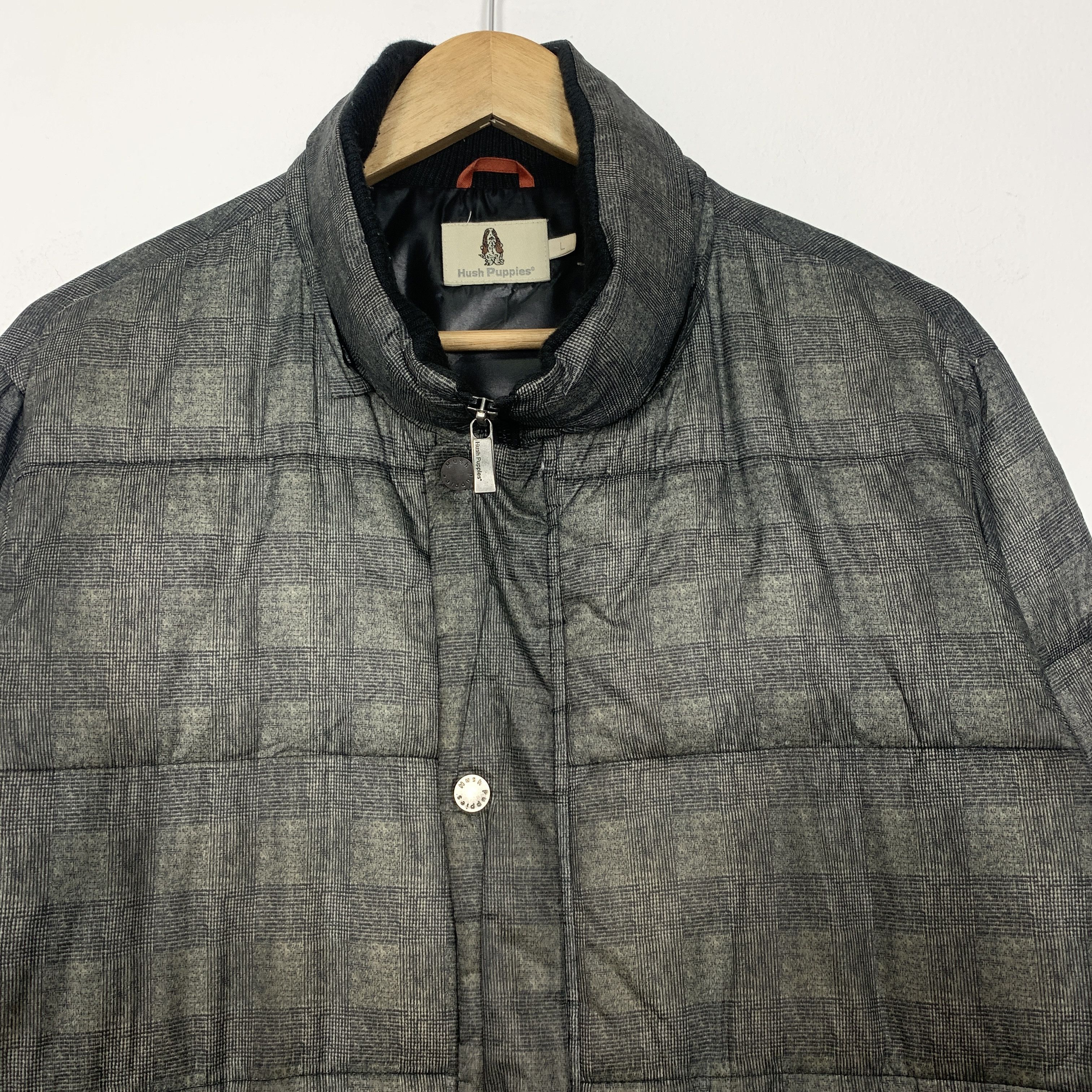Hush Puppies Vintage HUSH PUPPIES Puffer Jackets Checkered J1049 Size US L / EU 52-54 / 3 - 2 Thumbnail