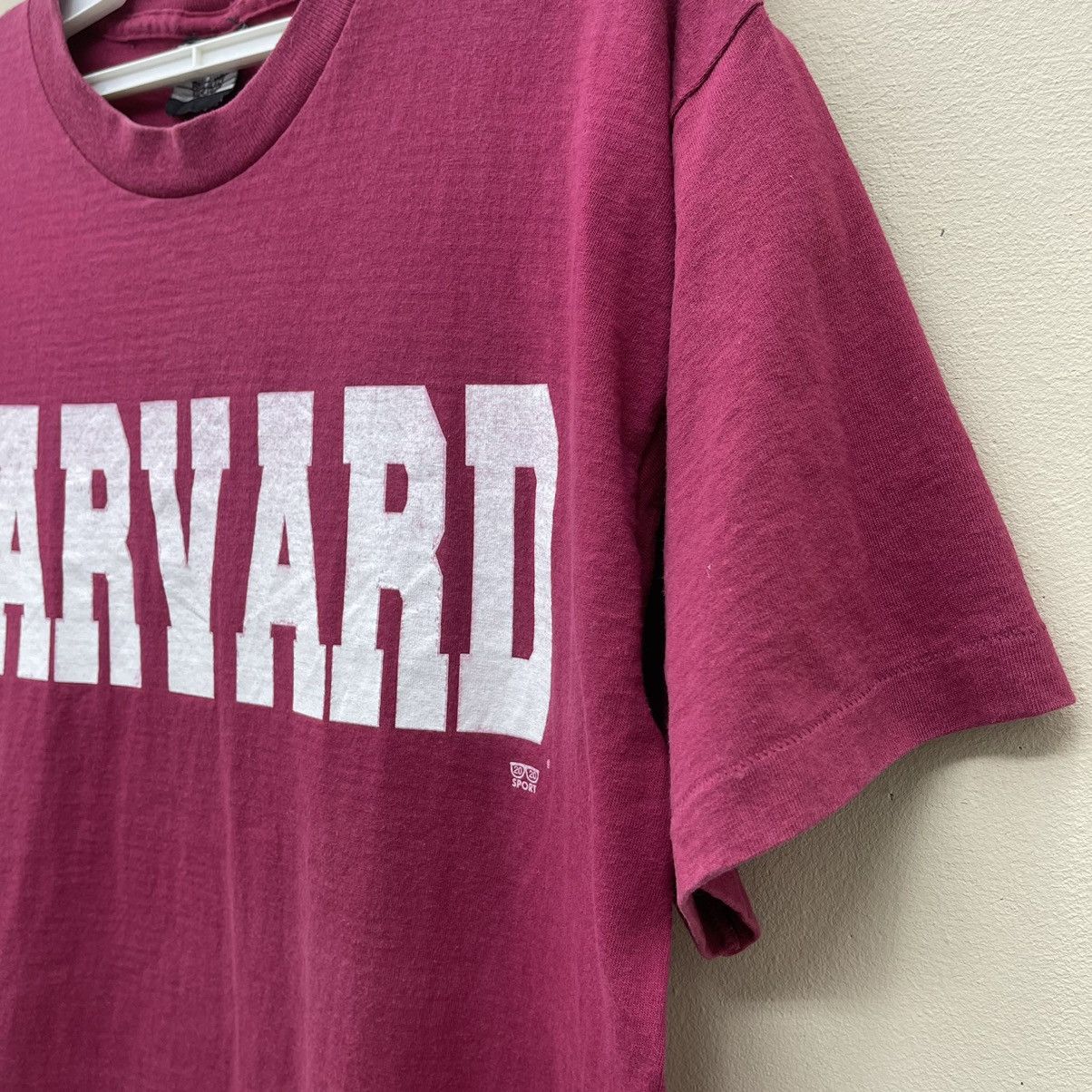 Vintage Vintage 90s Harvard University T-Shirt Big Logo Size US L / EU 52-54 / 3 - 3 Thumbnail