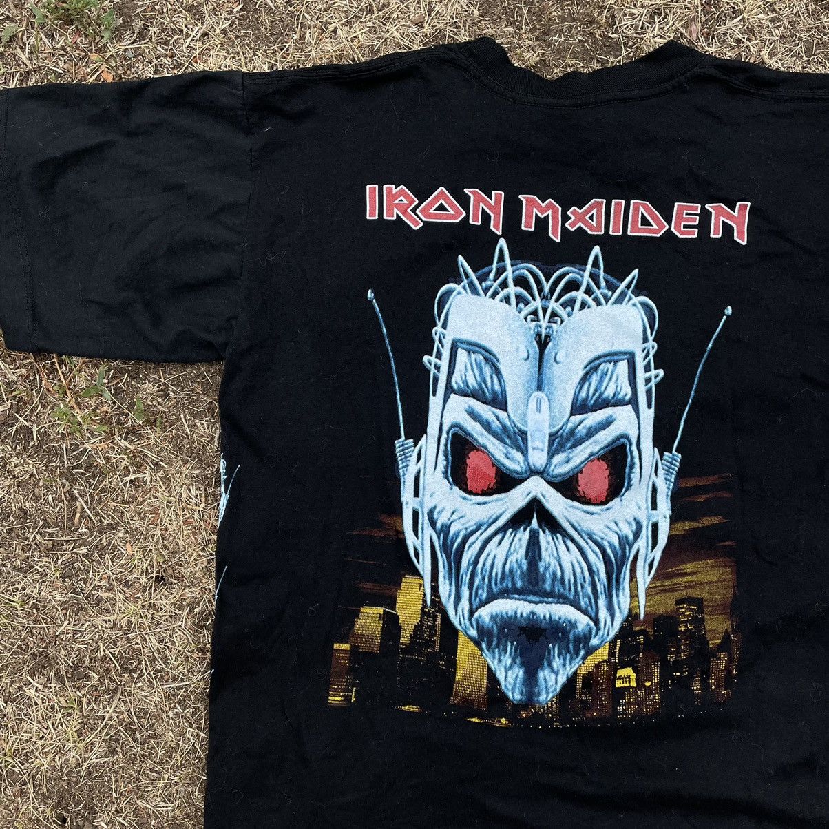 Vintage Vintage Iron Maiden Band Tee Graphic Print Grunge Rock Y2K M Size US M / EU 48-50 / 2 - 2 Thumbnail
