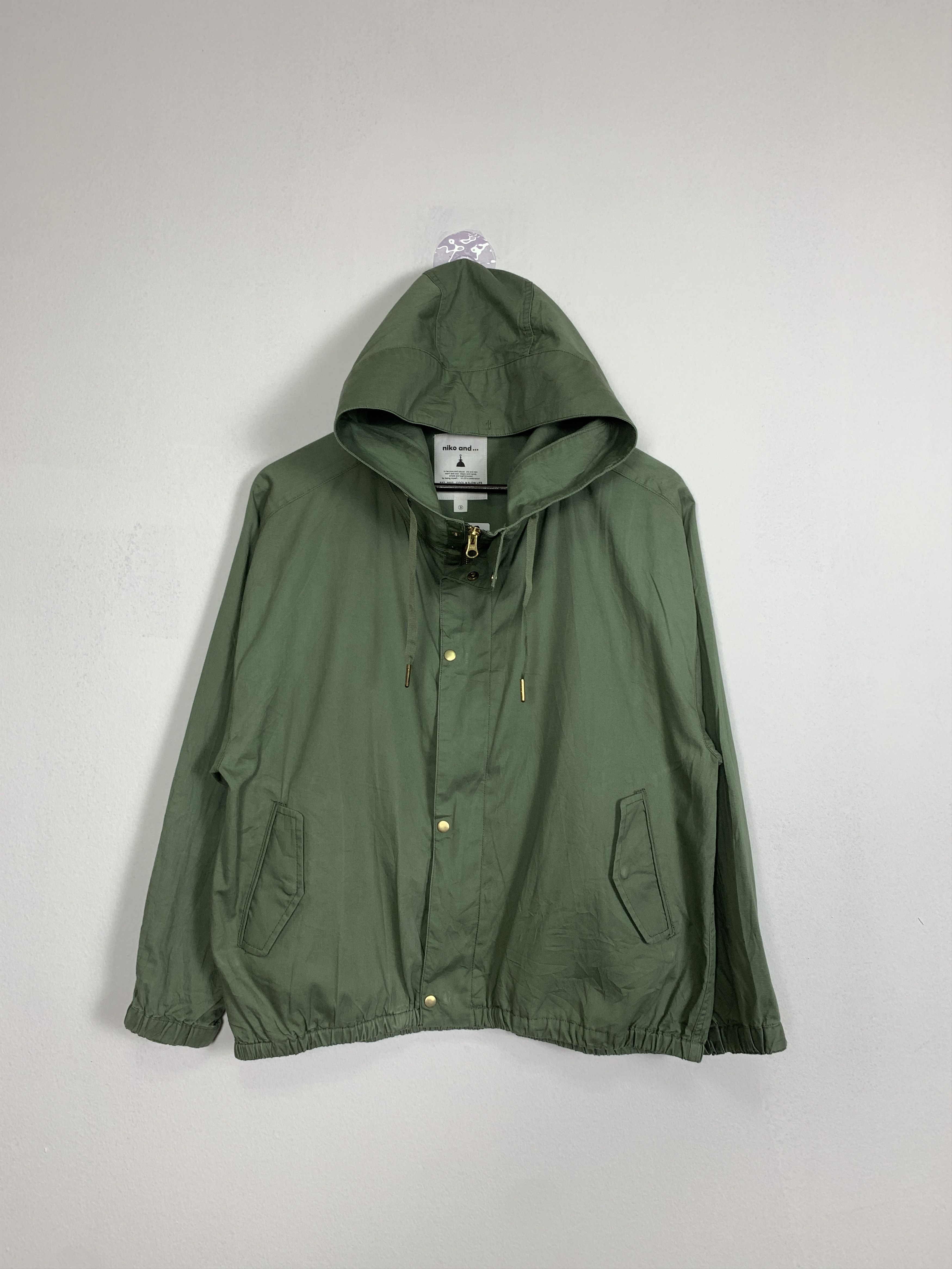 Japanese Brand Vintage NIKO AND Cotton Zip Up Hoodie Jacket J0850 Size US S / EU 44-46 / 1 - 1 Thumbnail