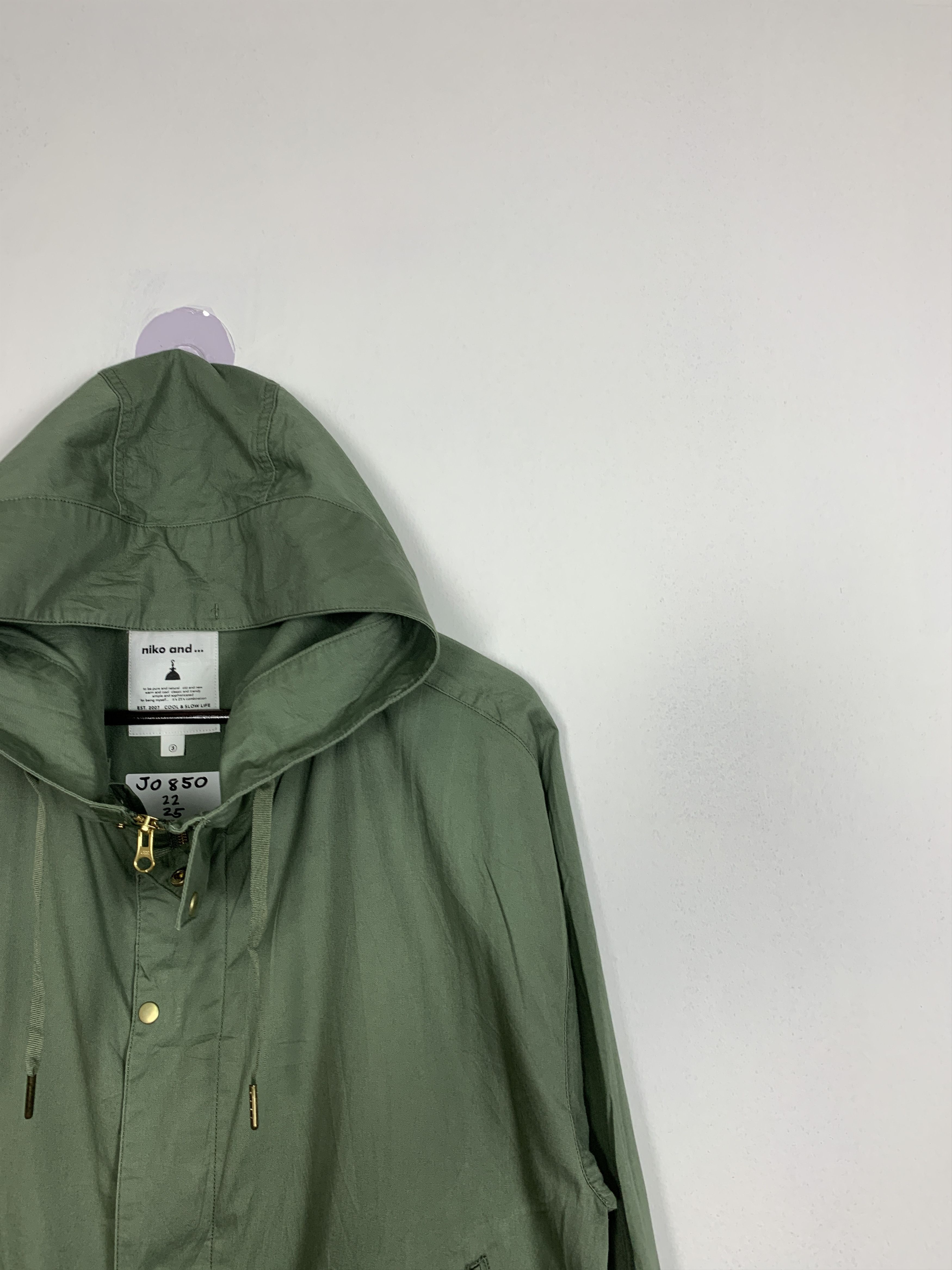 Japanese Brand Vintage NIKO AND Cotton Zip Up Hoodie Jacket J0850 Size US S / EU 44-46 / 1 - 3 Thumbnail