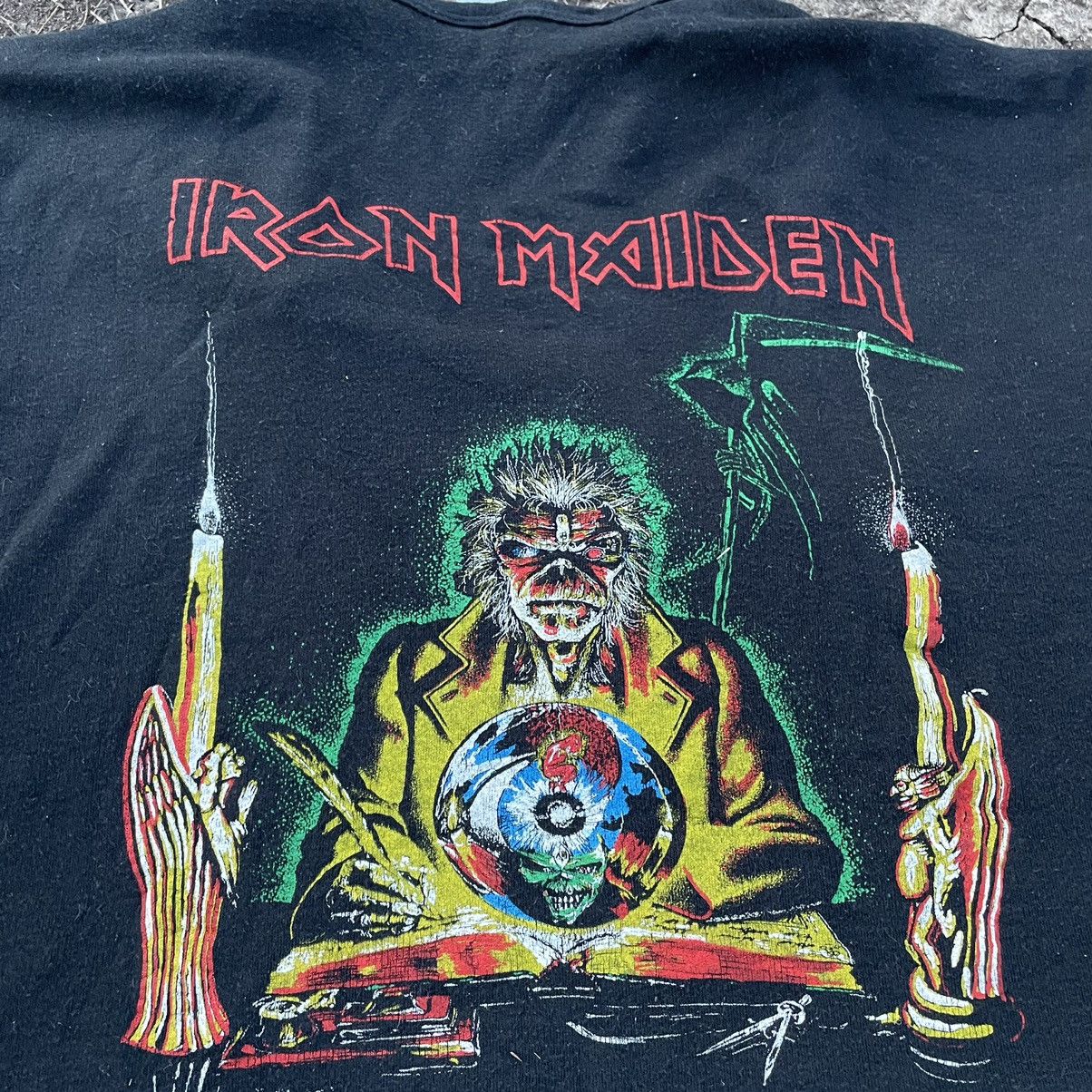 Vintage Vintage 80s Iron Maiden Band Tee Graphic Print Rock Grunge S Size US S / EU 44-46 / 1 - 6 Thumbnail