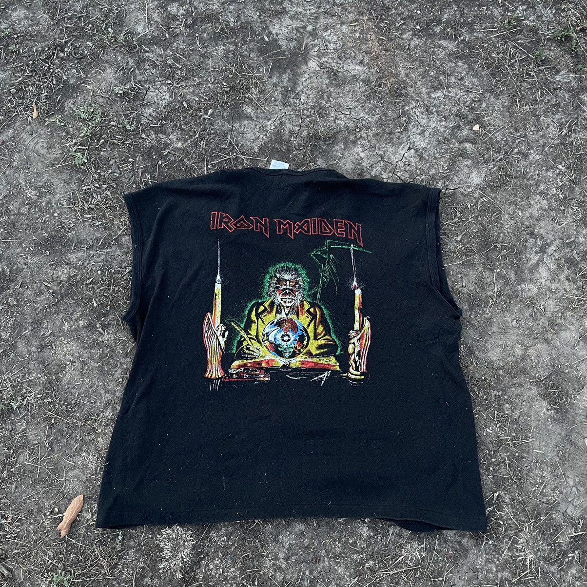 Vintage Vintage 80s Iron Maiden Band Tee Graphic Print Rock Grunge S Size US S / EU 44-46 / 1 - 5 Thumbnail