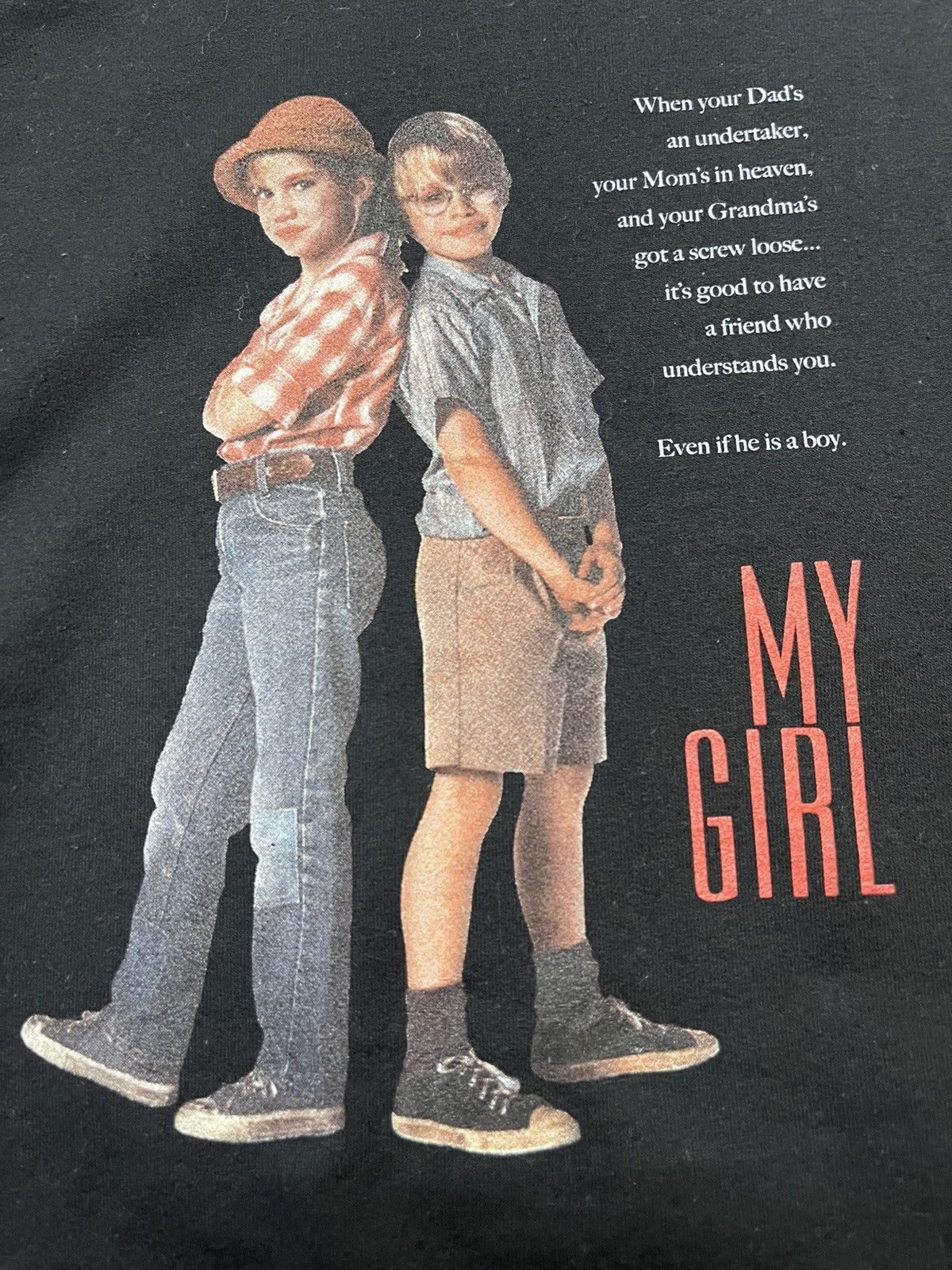 Vintage Movie My Girl 1991 Drama Film Sweatshirt