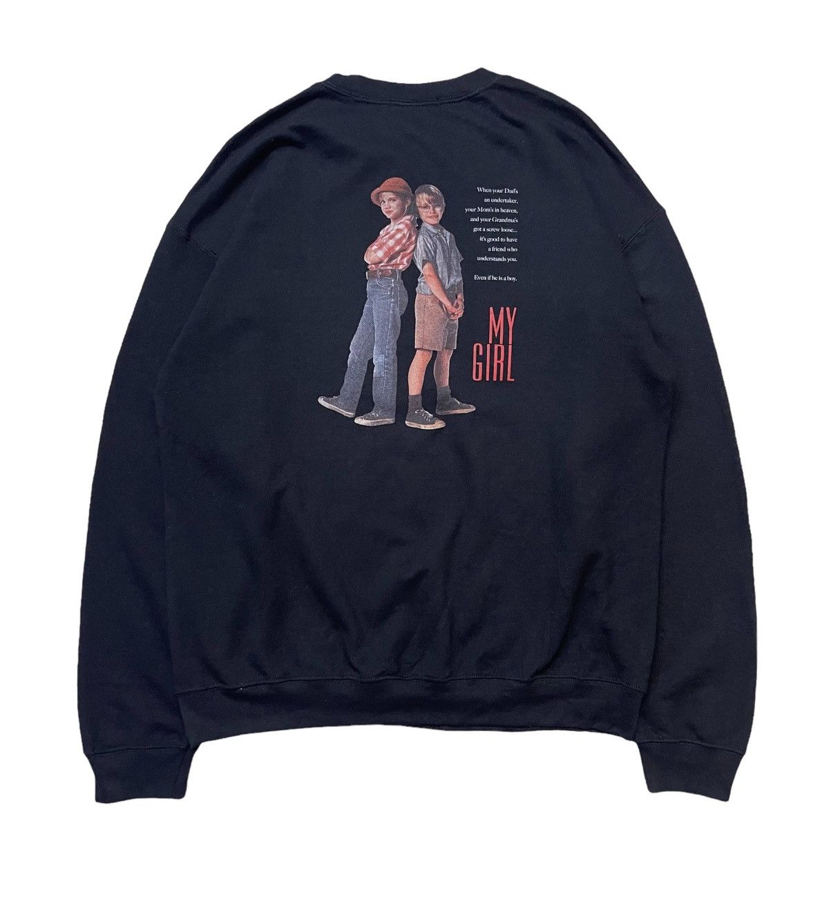 Vintage Movie My Girl 1991 Drama Film Sweatshirt