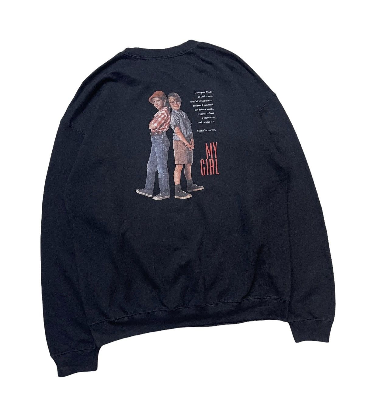 Vintage Movie My Girl 1991 Drama Film Sweatshirt
