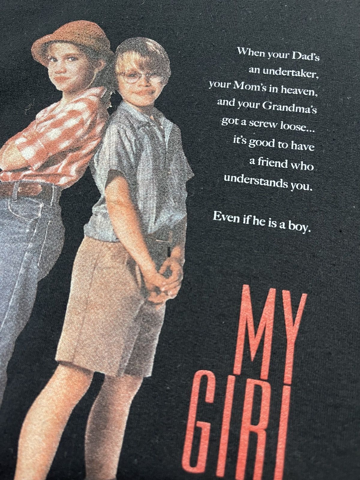 Vintage Movie My Girl 1991 Drama Film Sweatshirt
