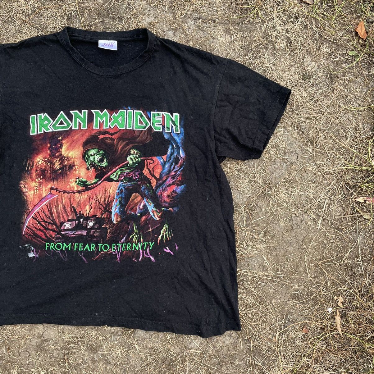 Vintage Vintage 90s Iron Maiden Band Tee Graphic Horror Grunge M Size US M / EU 48-50 / 2 - 3 Thumbnail