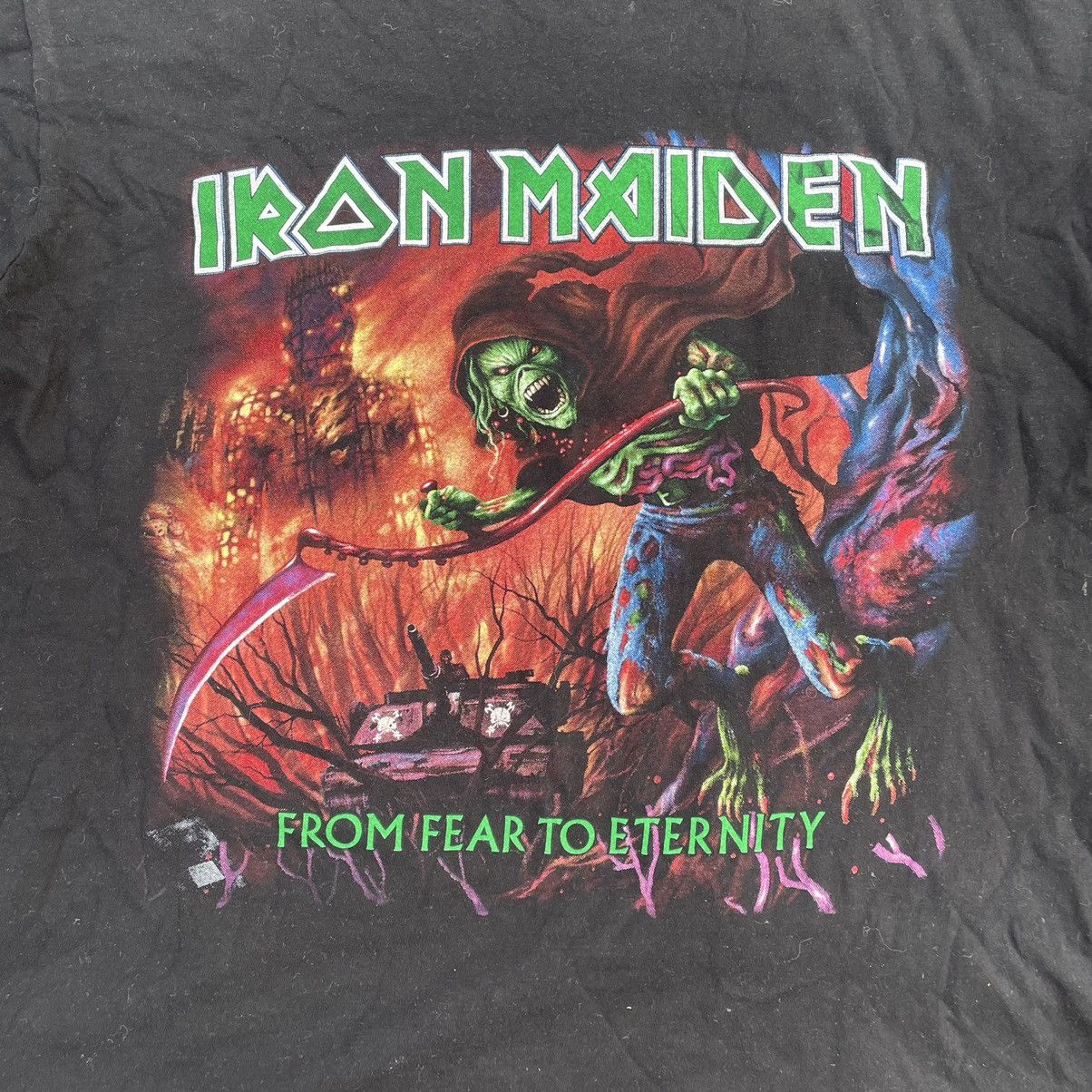 Vintage Vintage 90s Iron Maiden Band Tee Graphic Horror Grunge M Size US M / EU 48-50 / 2 - 4 Thumbnail
