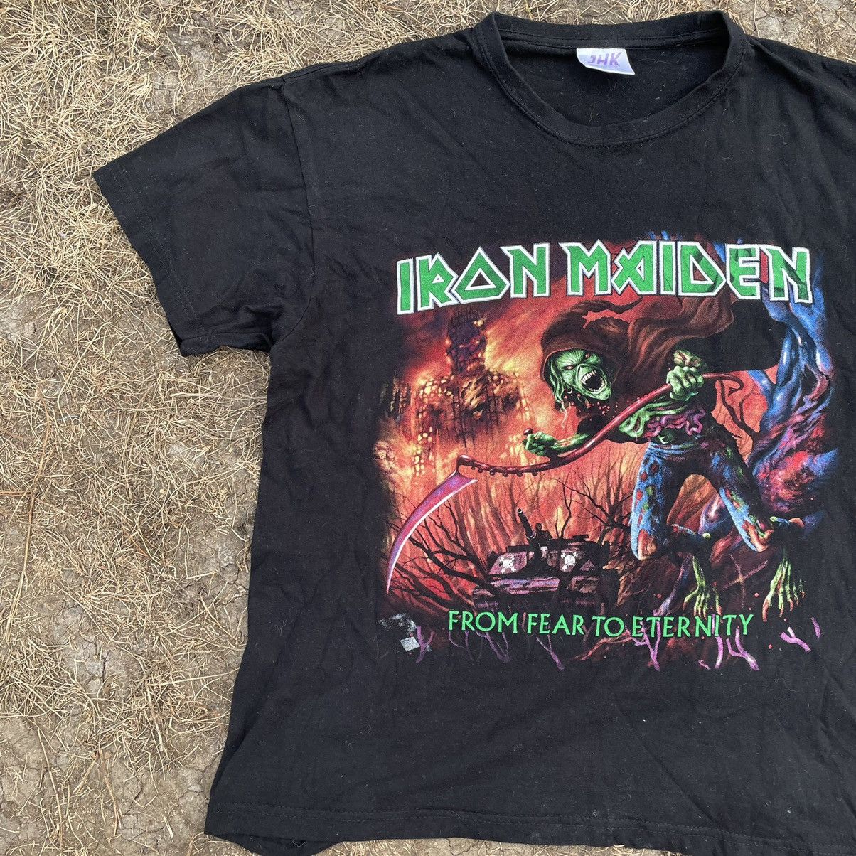 Vintage Vintage 90s Iron Maiden Band Tee Graphic Horror Grunge M Size US M / EU 48-50 / 2 - 2 Thumbnail
