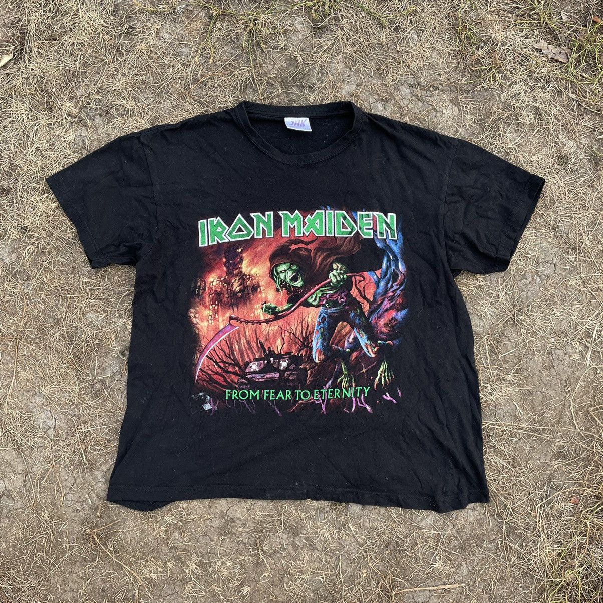 Vintage Vintage 90s Iron Maiden Band Tee Graphic Horror Grunge M Size US M / EU 48-50 / 2 - 1 Thumbnail