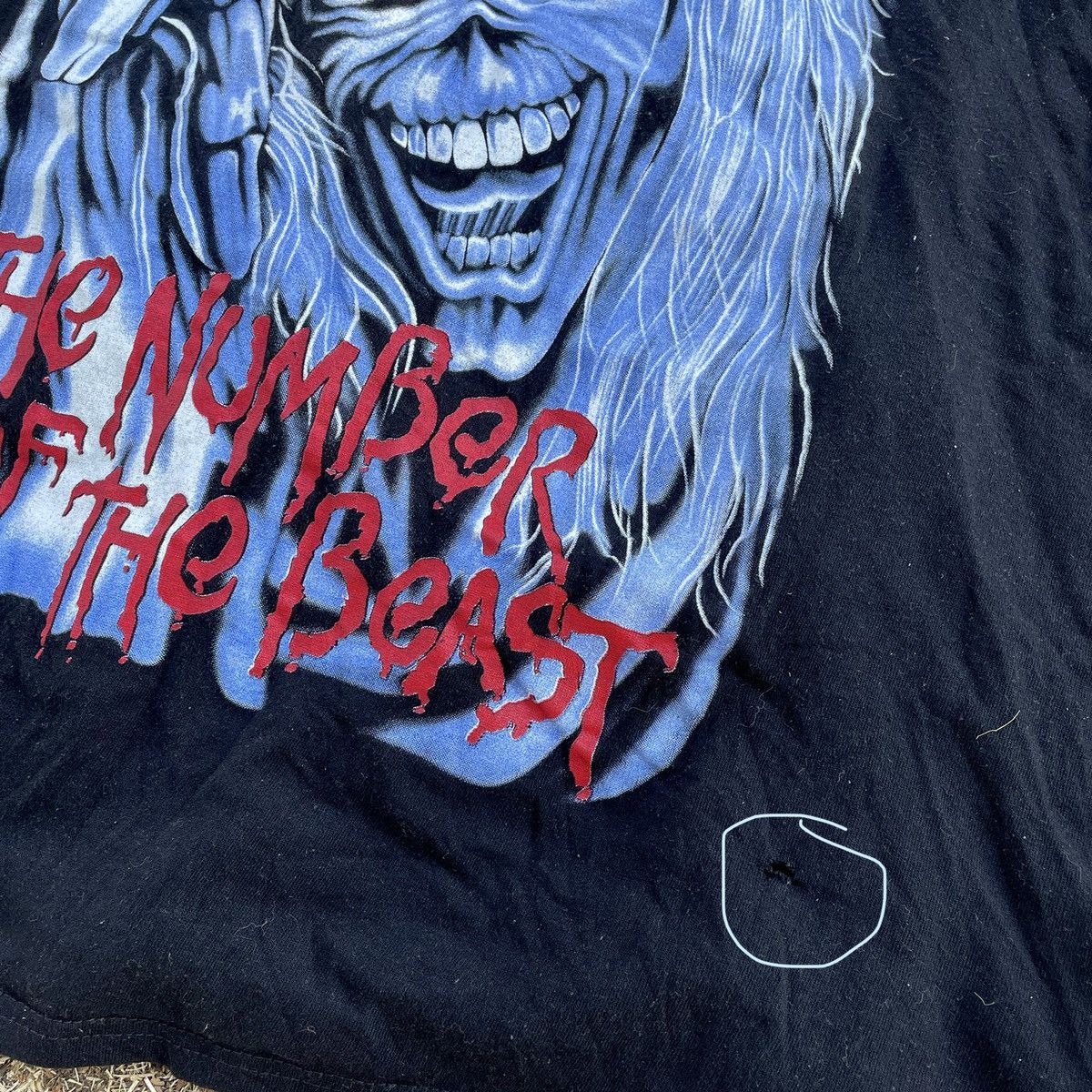Vintage Vintage 90s Iron Maiden Band Tee Graphic Punk Streetwear L Size US L / EU 52-54 / 3 - 5 Thumbnail