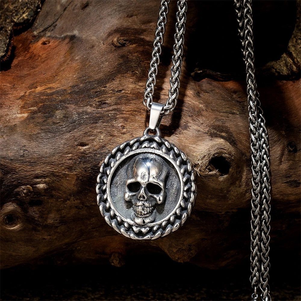 Jewelry Domineering Skull Pendant Necklace Size ONE SIZE - 2 Thumbnail