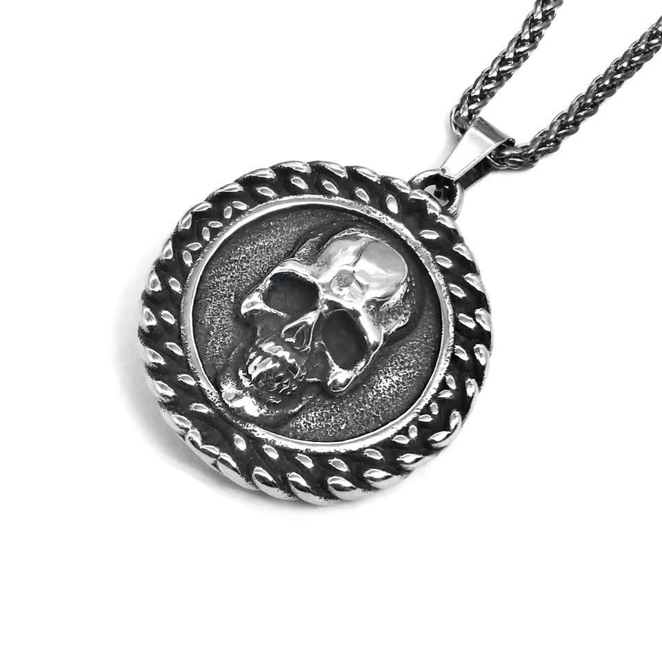 Jewelry Domineering Skull Pendant Necklace Size ONE SIZE - 3 Thumbnail