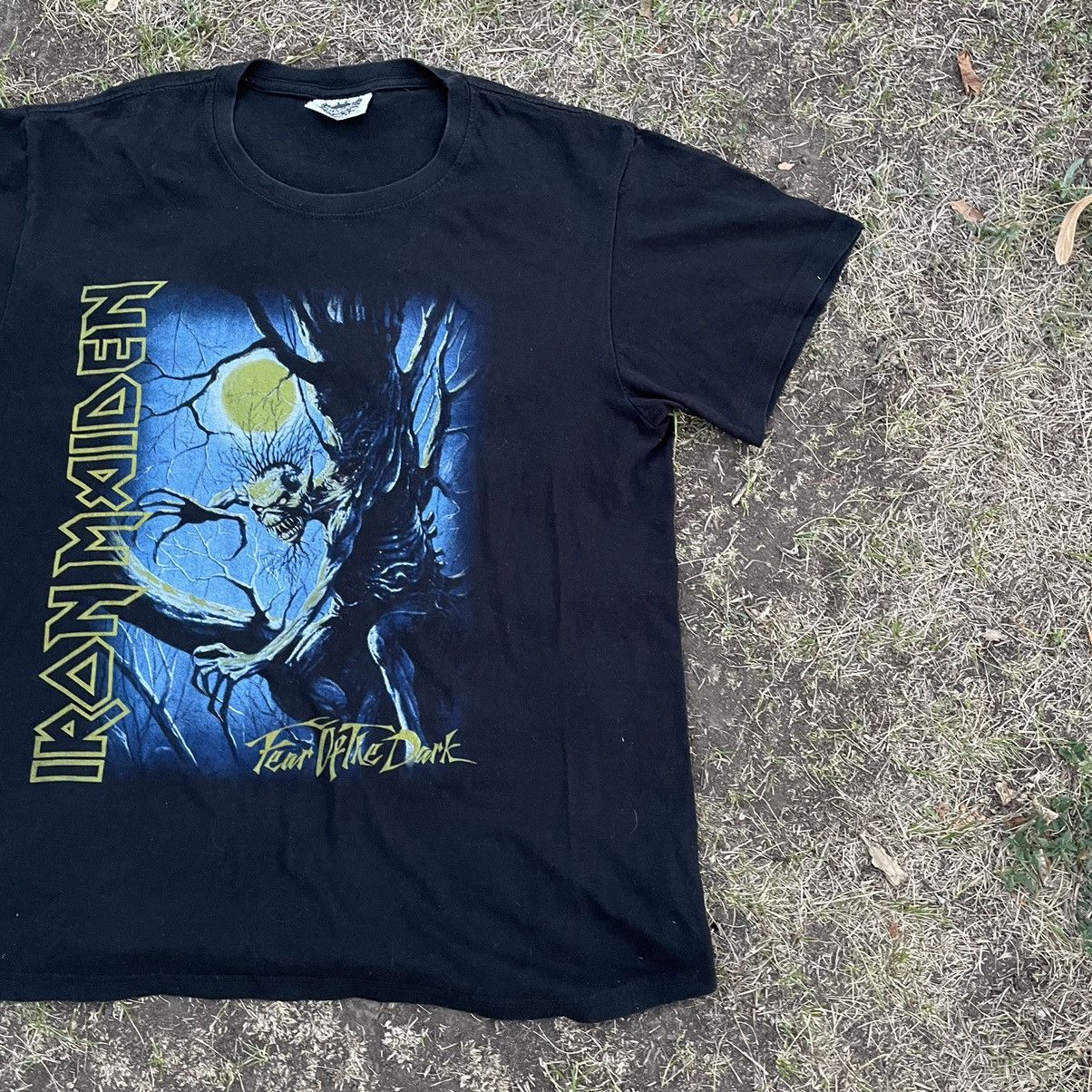 Vintage Vintage Y2K Iron Maiden Band Tee Graphic Grunge Faded Boxy L Size US L / EU 52-54 / 3 - 2 Thumbnail