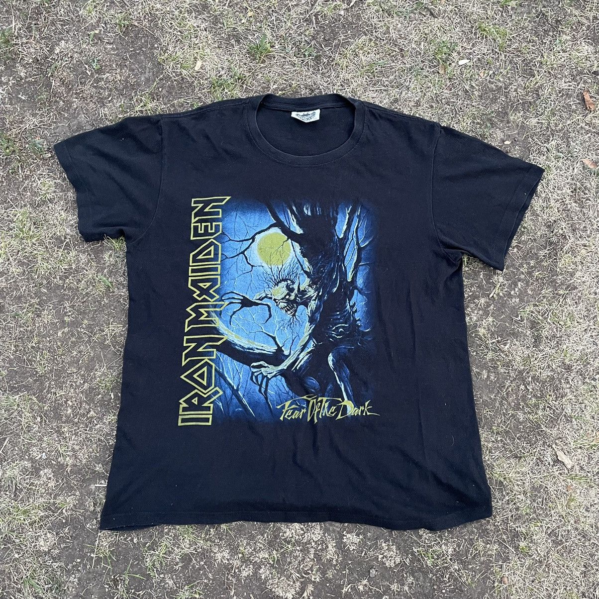 Vintage Vintage Y2K Iron Maiden Band Tee Graphic Grunge Faded Boxy L Size US L / EU 52-54 / 3 - 1 Thumbnail