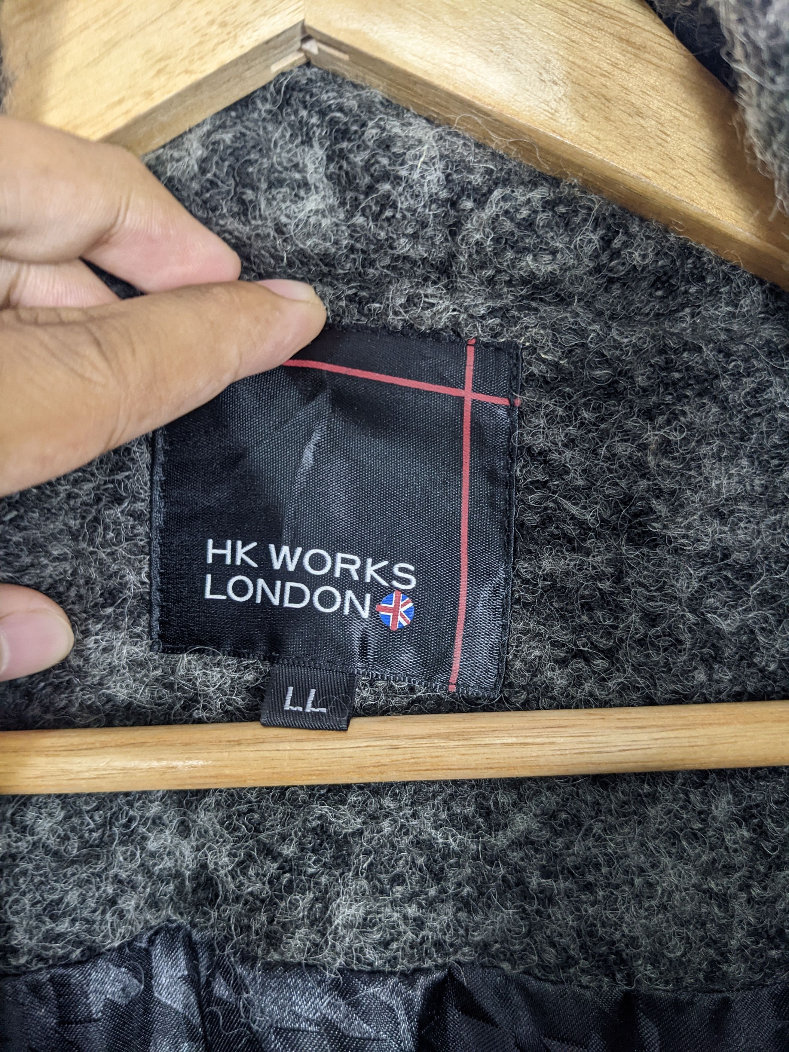 London Fog Vintage HK WORKS LONDON Wool Jackets J0232 Size S / US 4 / IT 40 - 5 Thumbnail