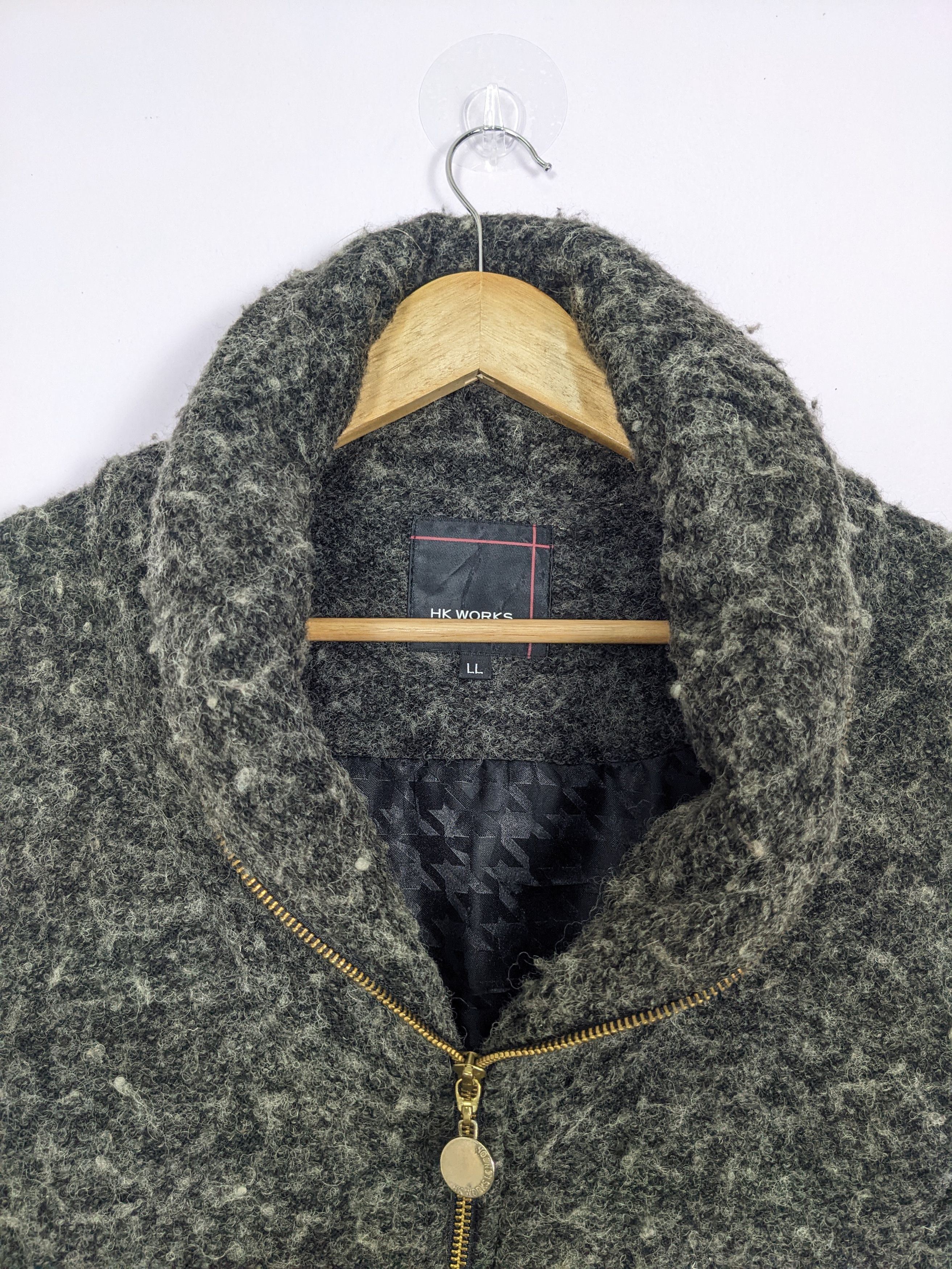 London Fog Vintage HK WORKS LONDON Wool Jackets J0232 Size S / US 4 / IT 40 - 3 Thumbnail