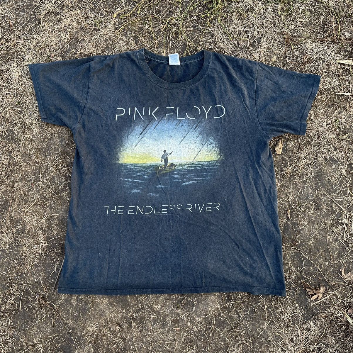 Vintage Vintage 90s Pink Floyd Endless River Sun Faded Band Tee XL Size US XL / EU 56 / 4 - 2 Thumbnail