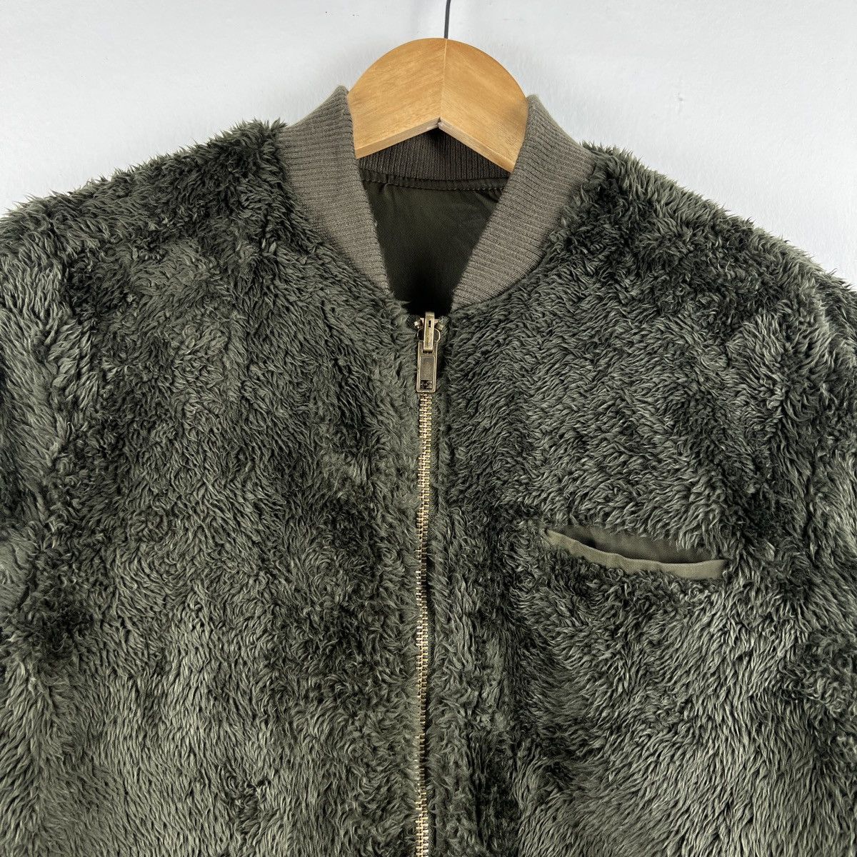 Japanese Brand Vintage Reversible Fleece Bomber Jacket J0036 Size US L / EU 52-54 / 3 - 2 Thumbnail