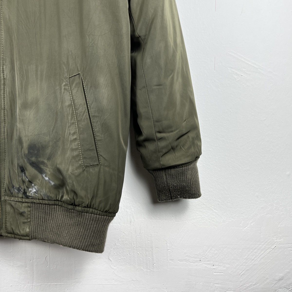 Japanese Brand Vintage Reversible Fleece Bomber Jacket J0036 Size US L / EU 52-54 / 3 - 10 Thumbnail