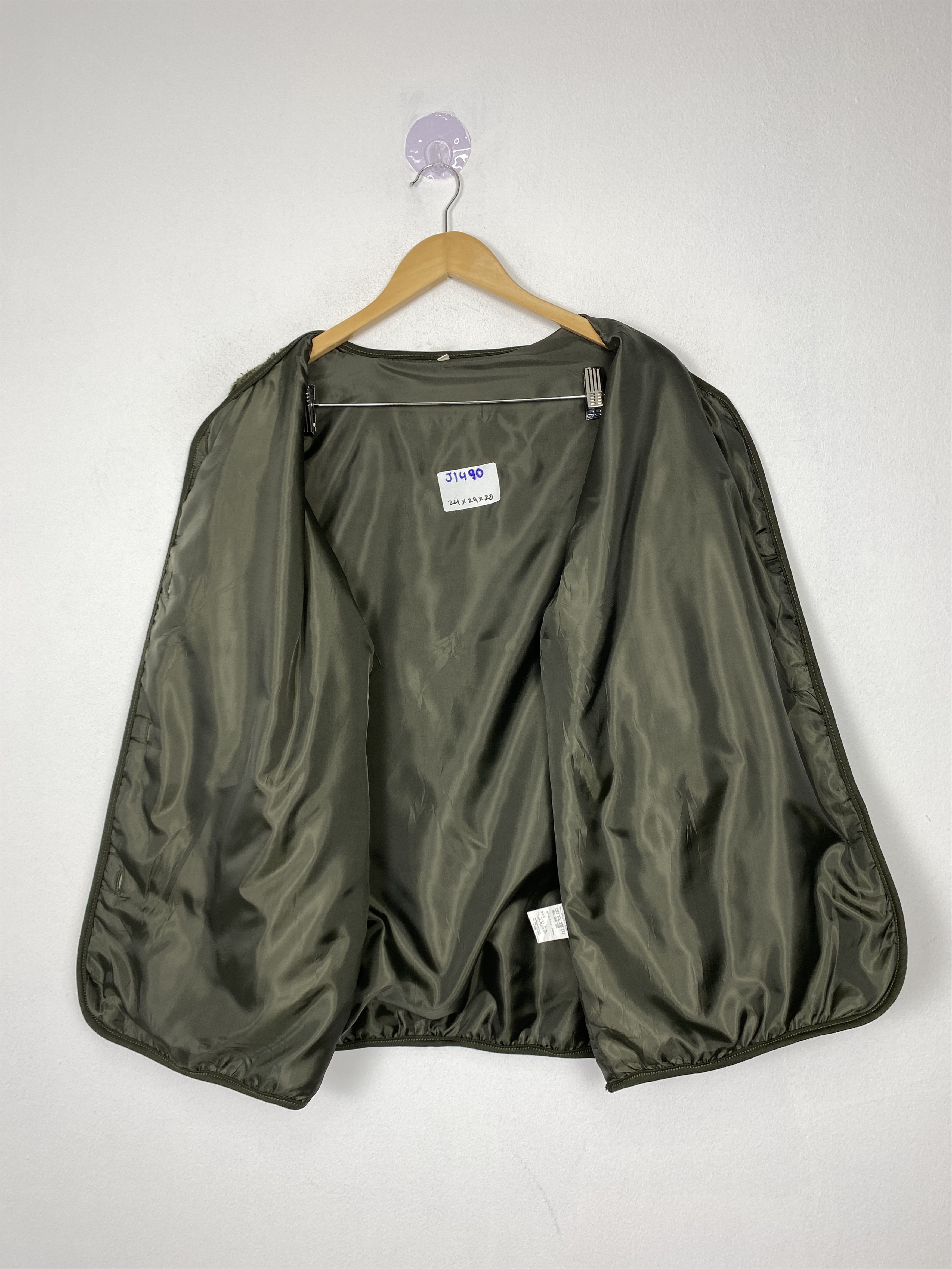 Japanese Brand Vintage Japanese Brand Fleece Button Up Jacket J1490 Size 4XL / US 24-26 - 8 Thumbnail