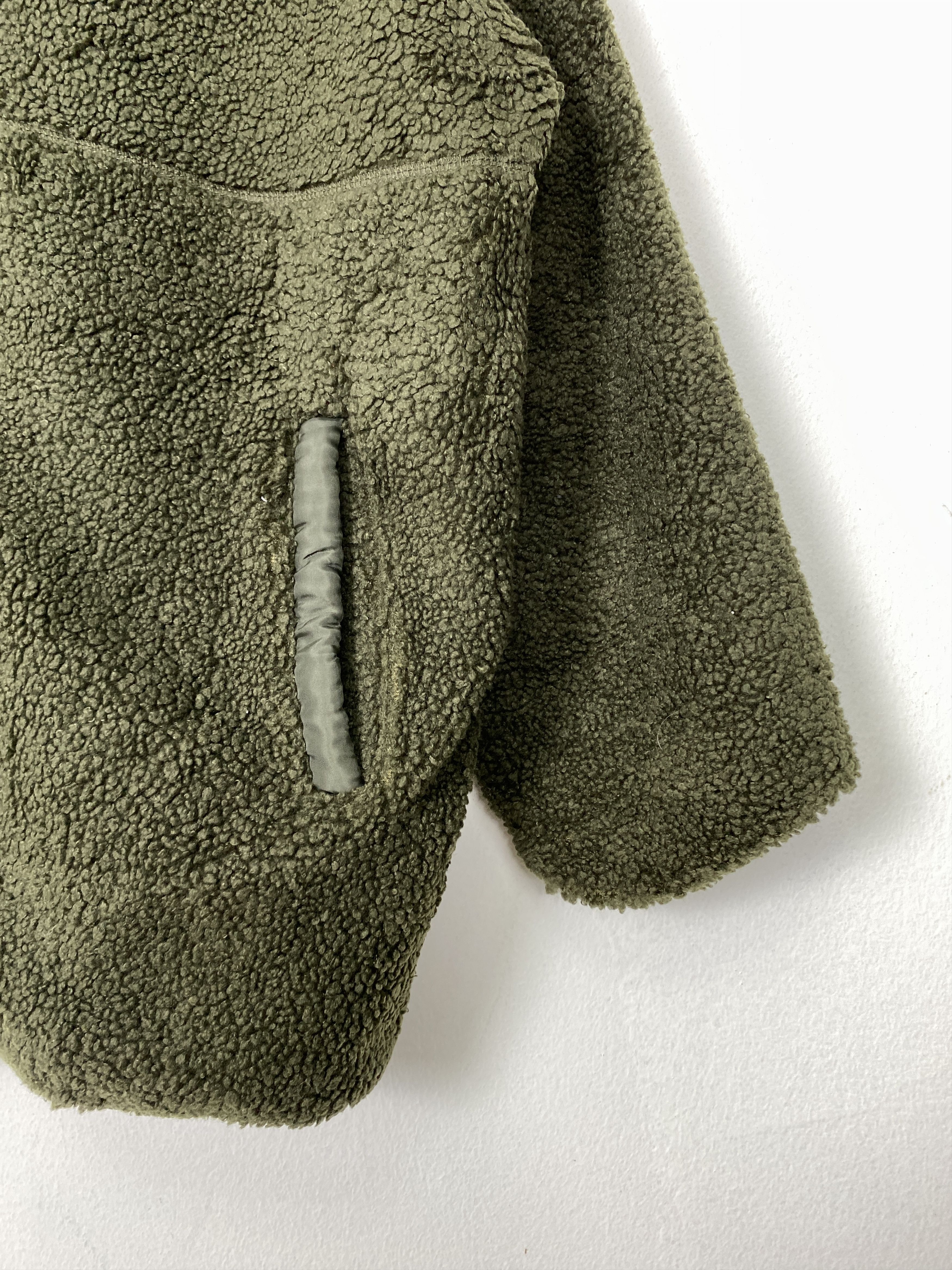 Japanese Brand Vintage Japanese Brand Fleece Button Up Jacket J1490 Size 4XL / US 24-26 - 4 Thumbnail