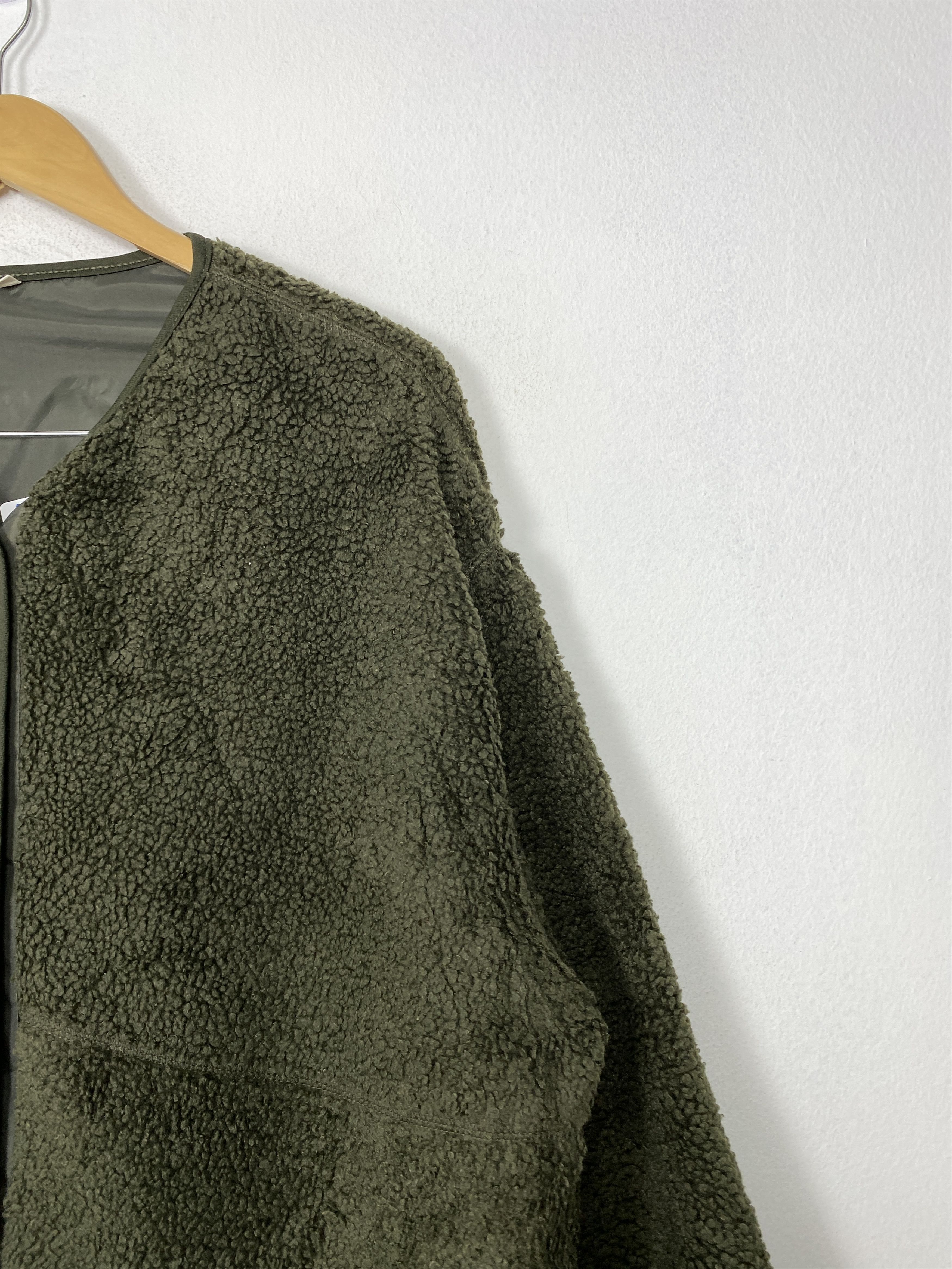 Japanese Brand Vintage Japanese Brand Fleece Button Up Jacket J1490 Size 4XL / US 24-26 - 3 Thumbnail