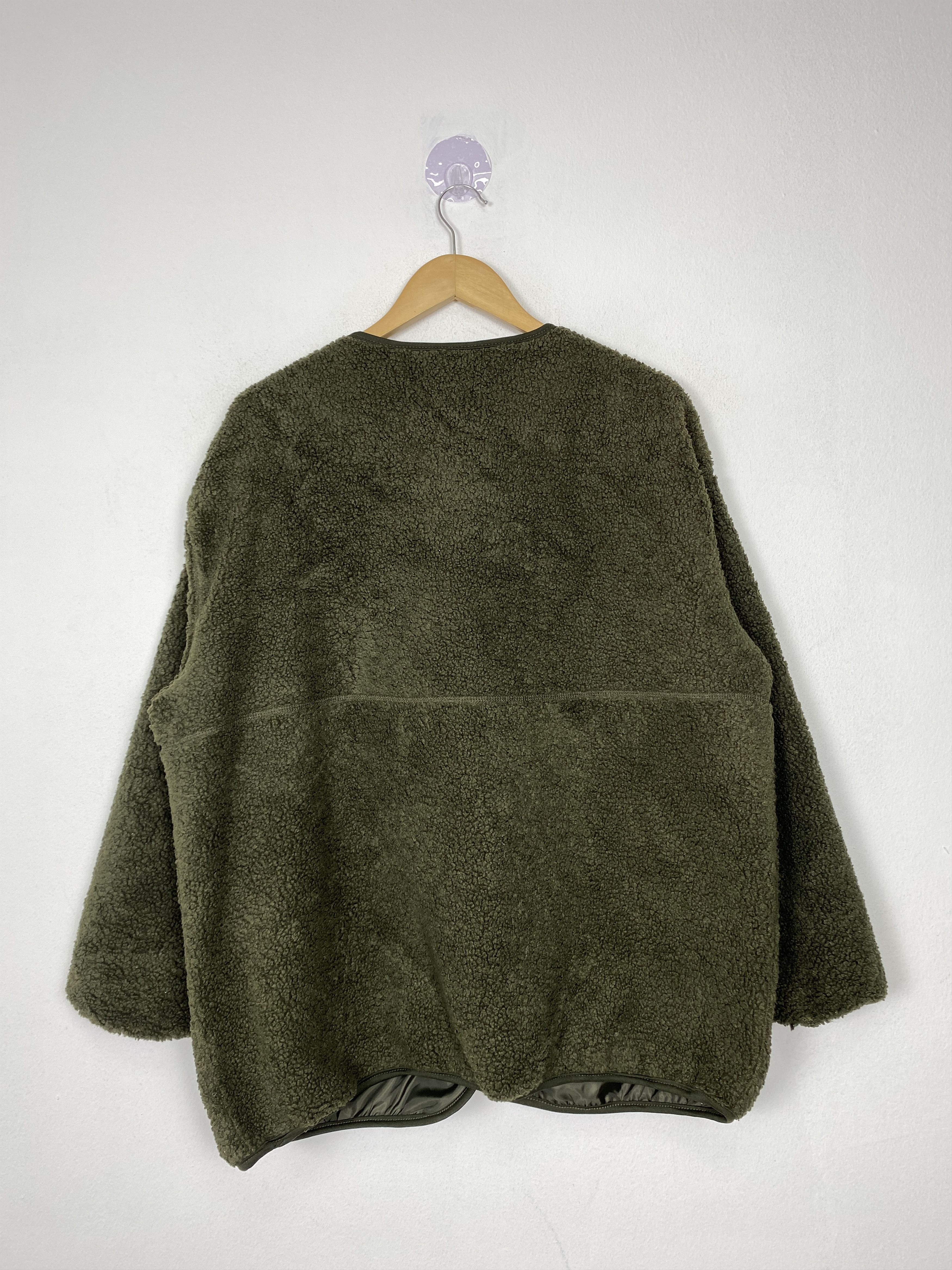 Japanese Brand Vintage Japanese Brand Fleece Button Up Jacket J1490 Size 4XL / US 24-26 - 7 Thumbnail