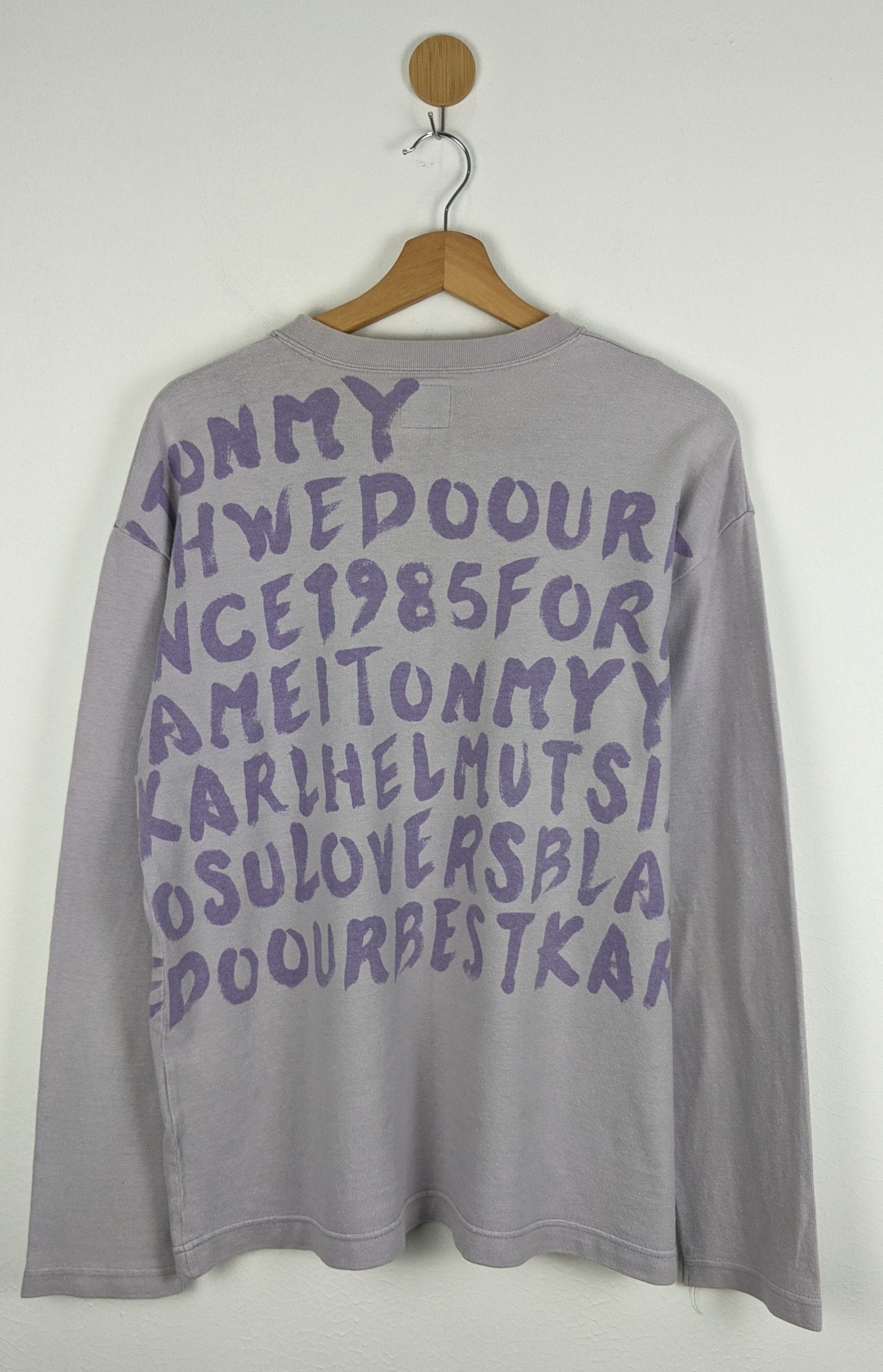 Karl Helmut Karl Helmut Alphabet sweatshirt Size US L / EU 52-54 / 3 - 2 Thumbnail