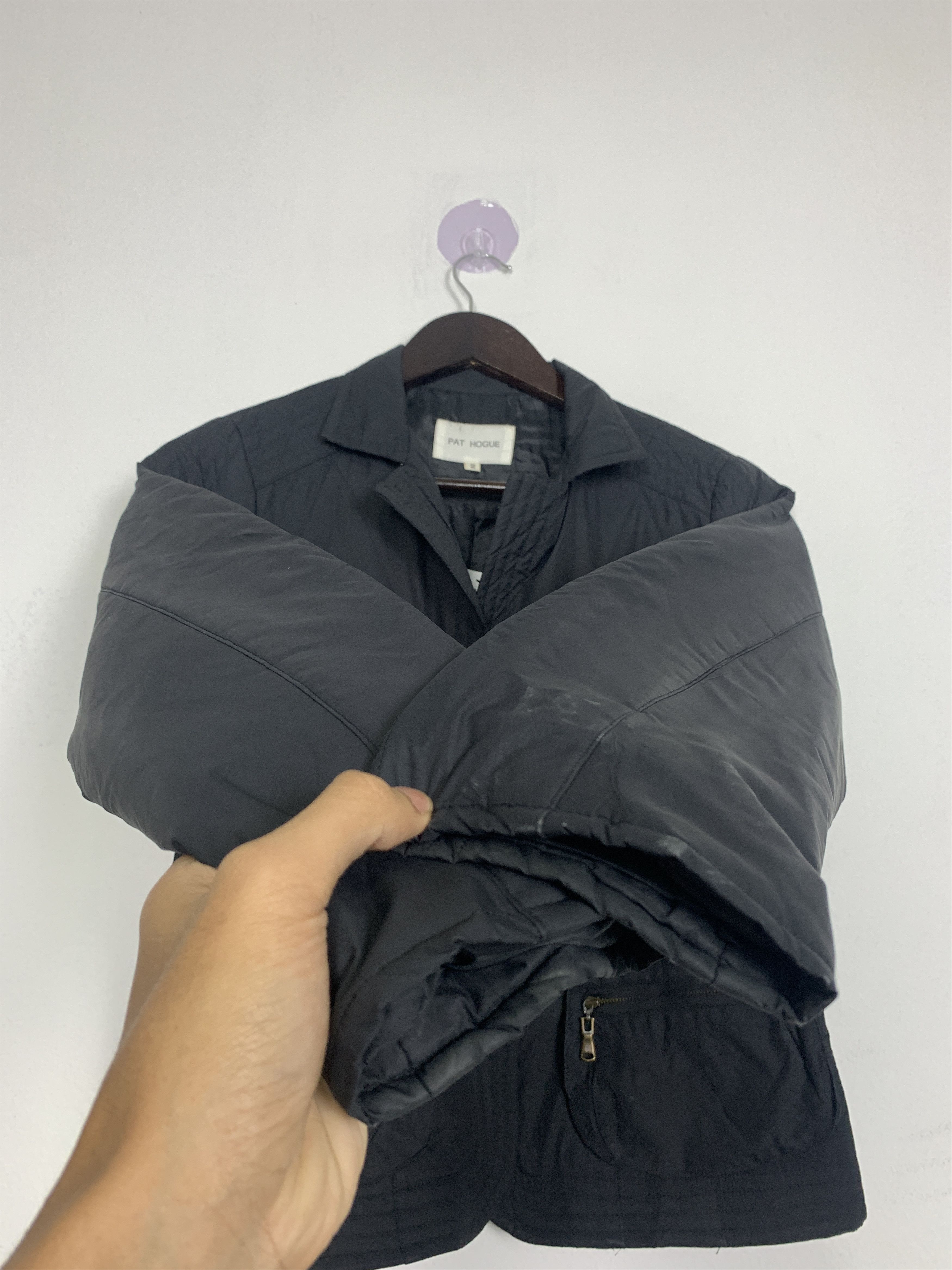 Japanese Brand Vintage Pat Hogue Puffer Jacket J0896 Size S / US 4 / IT 40 - 6 Thumbnail