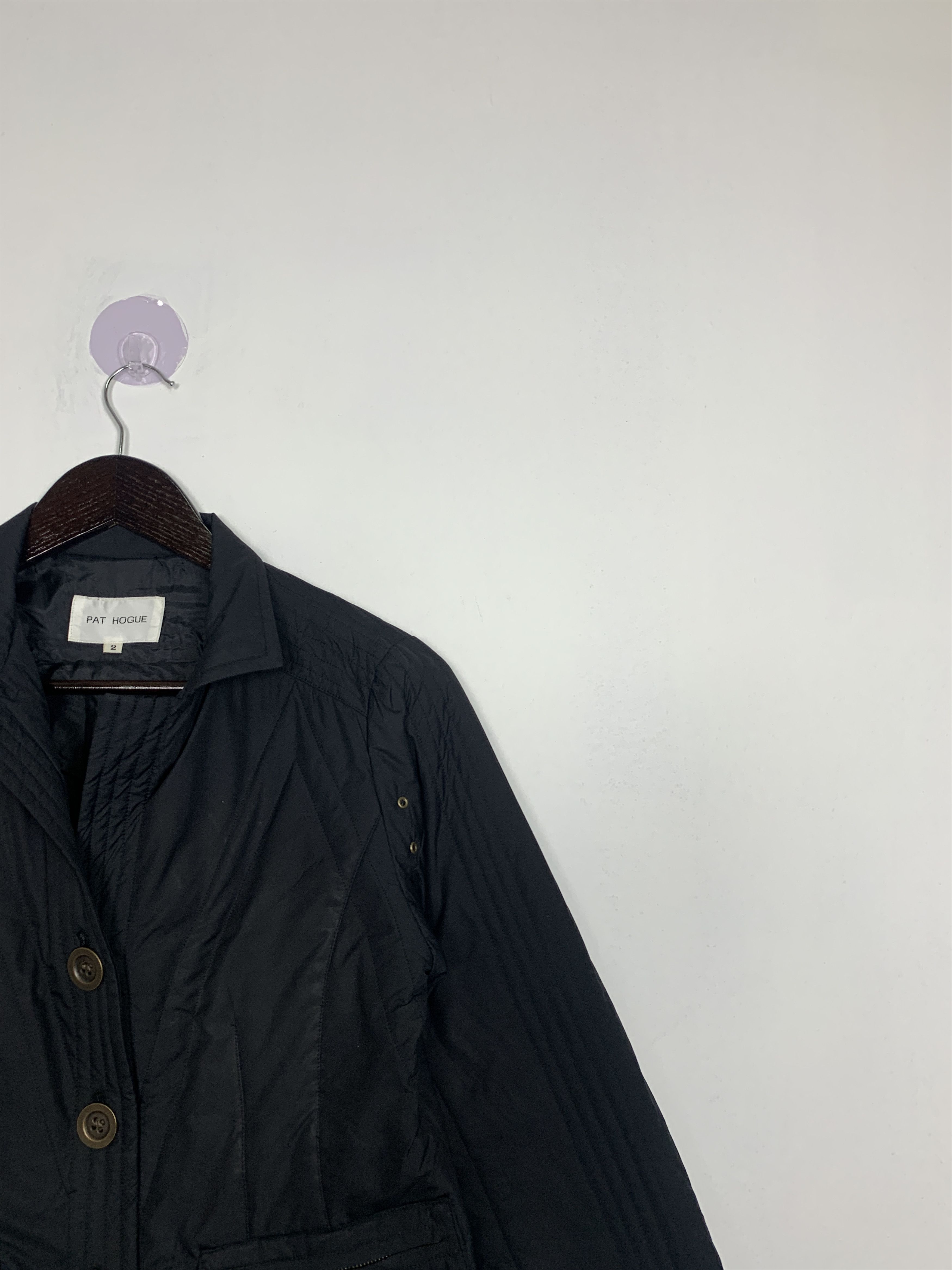 Japanese Brand Vintage Pat Hogue Puffer Jacket J0896 Size S / US 4 / IT 40 - 4 Thumbnail